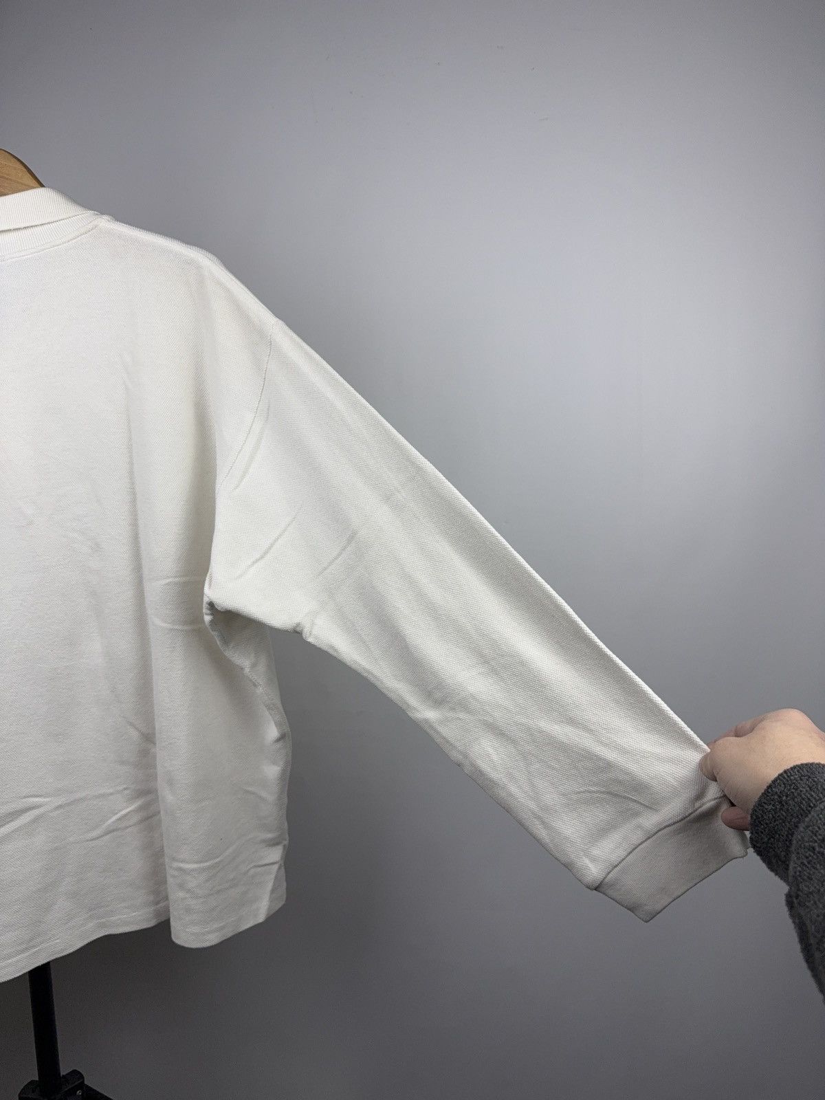Levi's Vintage Clothing Retro 90s USA Levi’s White Long Sleeve Polo Shirt Red Tab XL Size US XL / EU 56 / 4 - 11 Thumbnail