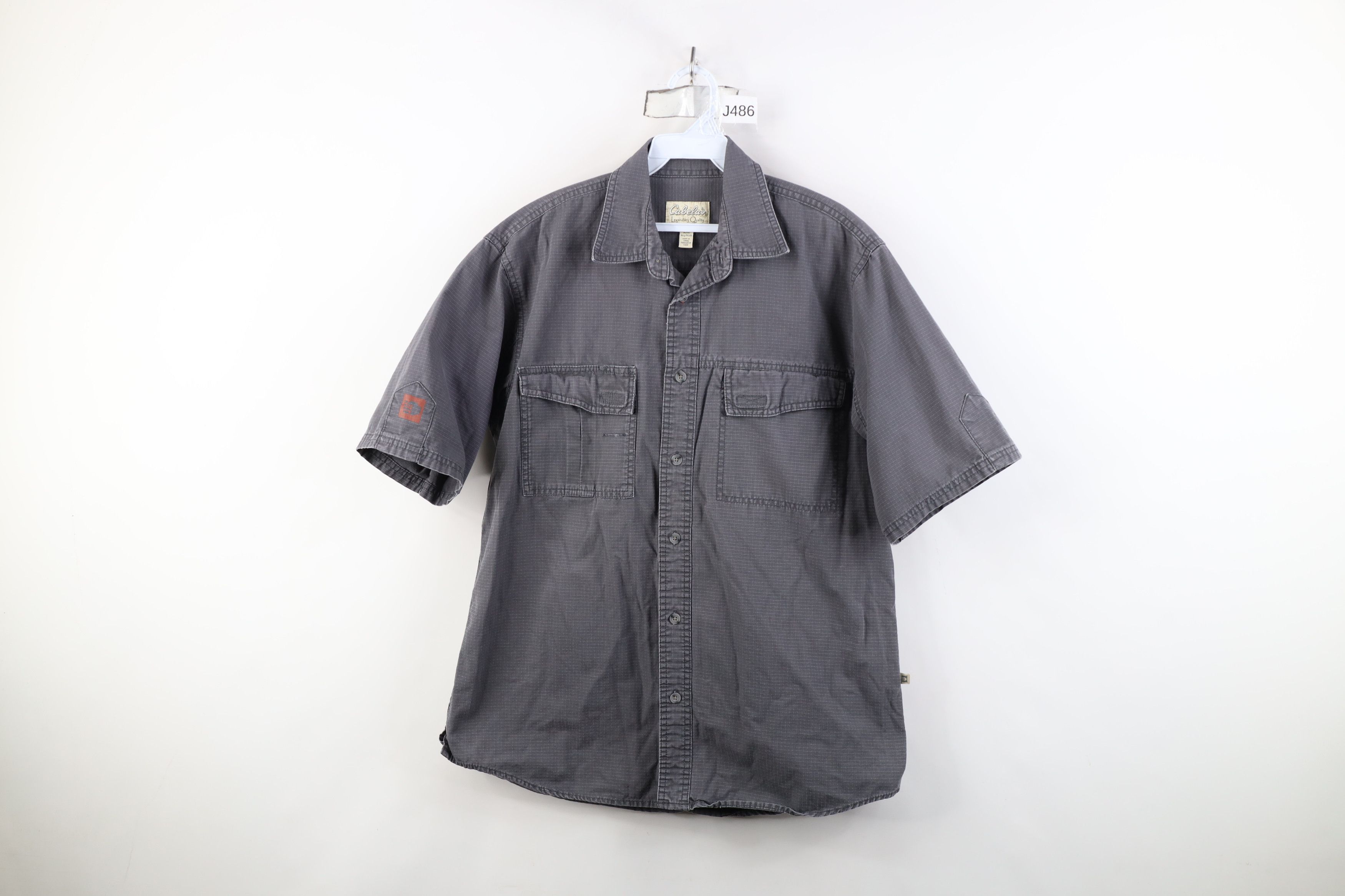 Cabelas Vintage Y2K Cabelas Short Sleeve Collard Button Shirt Size US M / EU 48-50 / 2 - 1 Thumbnail