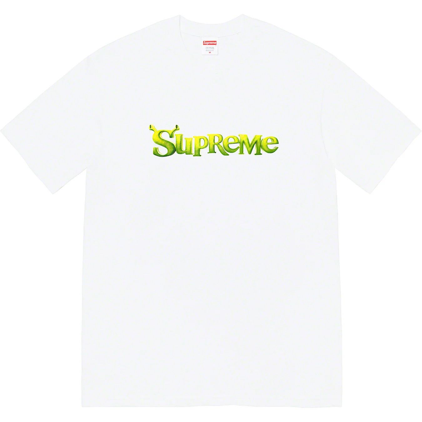 Supreme Shrek Tee White LARGE SIZE