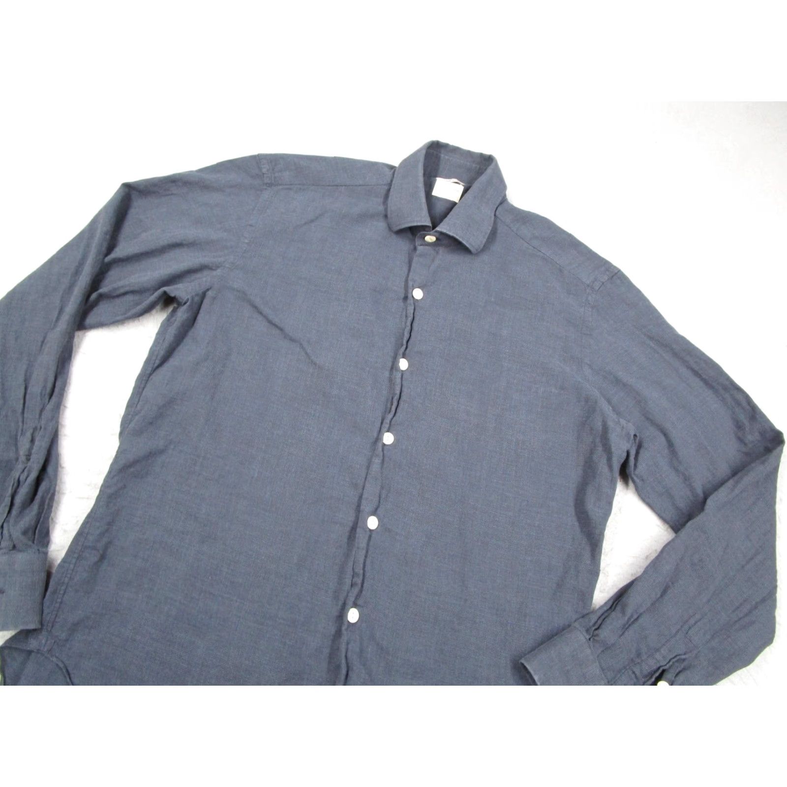 Vintage Culturata Shirt Mens Medium Long Sleeve Tailored Fit Made in Italy Button Down Size US M / EU 48-50 / 2 - 2 Thumbnail