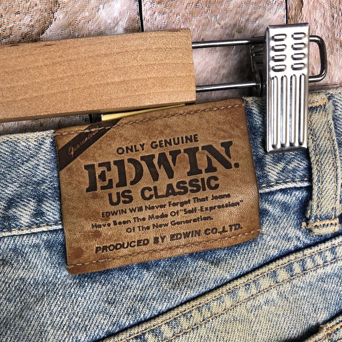 Edwin Edwin vintage faded Blue Denim Pants #A1123 Size US 30 / EU 46 - 17 Thumbnail