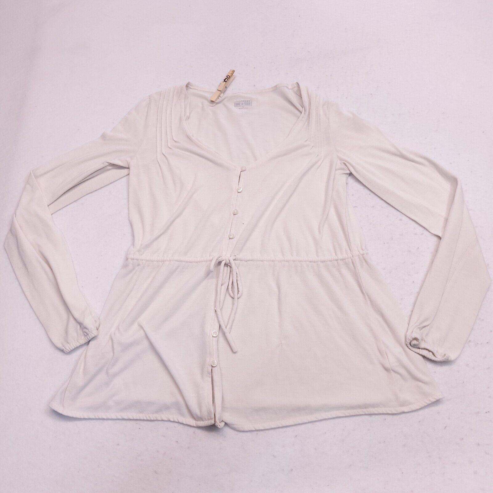 Converse Converse One Star Button Up Shirt Womens Size Small S White Size S / US 4 / IT 40 - 2 Thumbnail