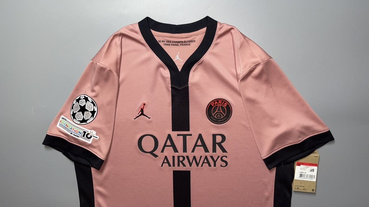 Nike NWT PSG NIKE 2024/2025 FOOTBALL THIRD JERSEY #14 DESIRE DOUE Size US L / EU 52-54 / 3 - 3 Thumbnail