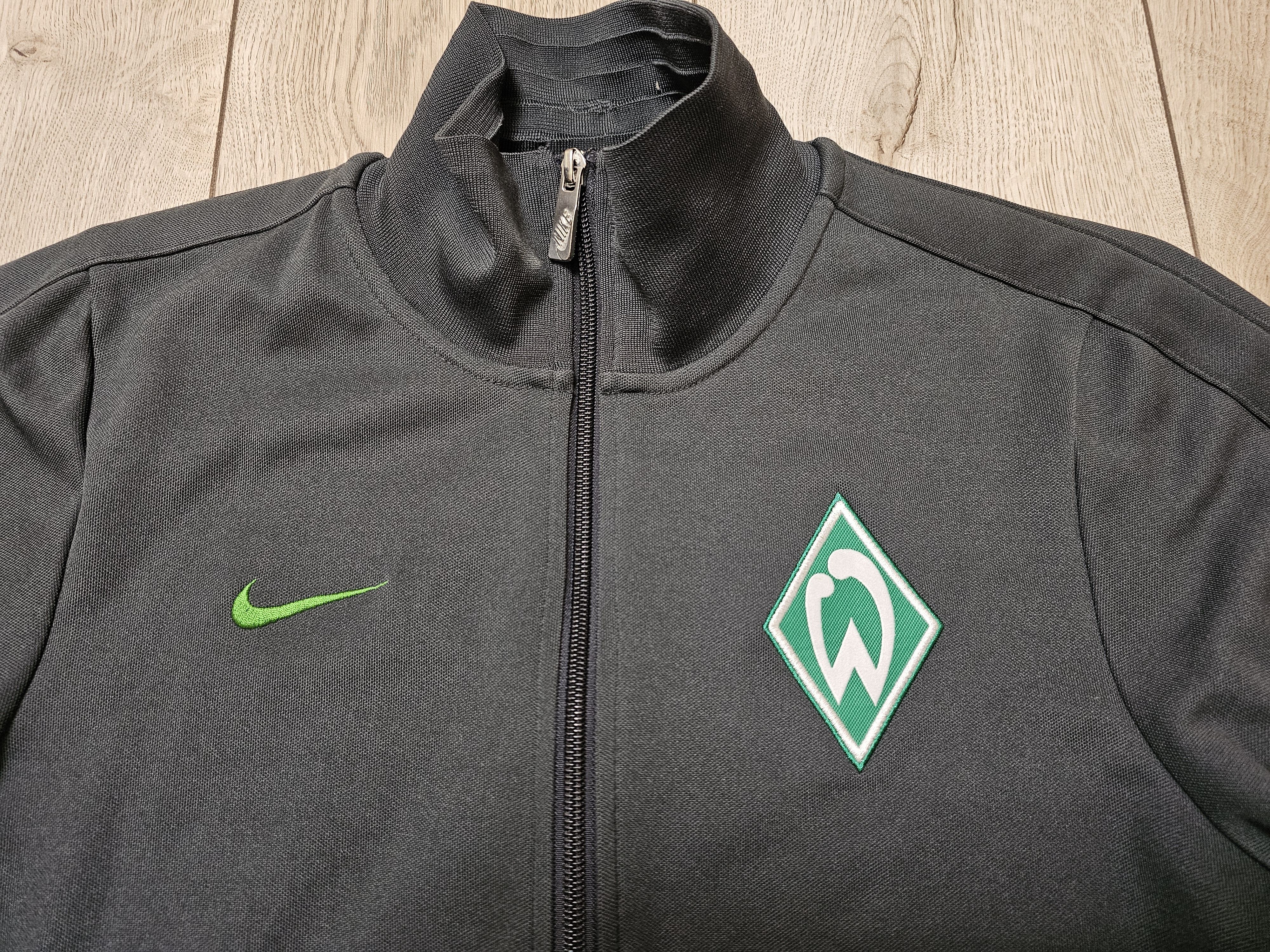 Nike WERDER BREMEN 2010 JACKET TRAINING FOOTBALL JACKET SOCCER Size US S / EU 44-46 / 1 - 3 Thumbnail