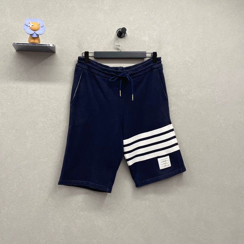 Thom Browne Thom Browne size 1 Dark blue cotton shorts Size US 39 - 3 Thumbnail