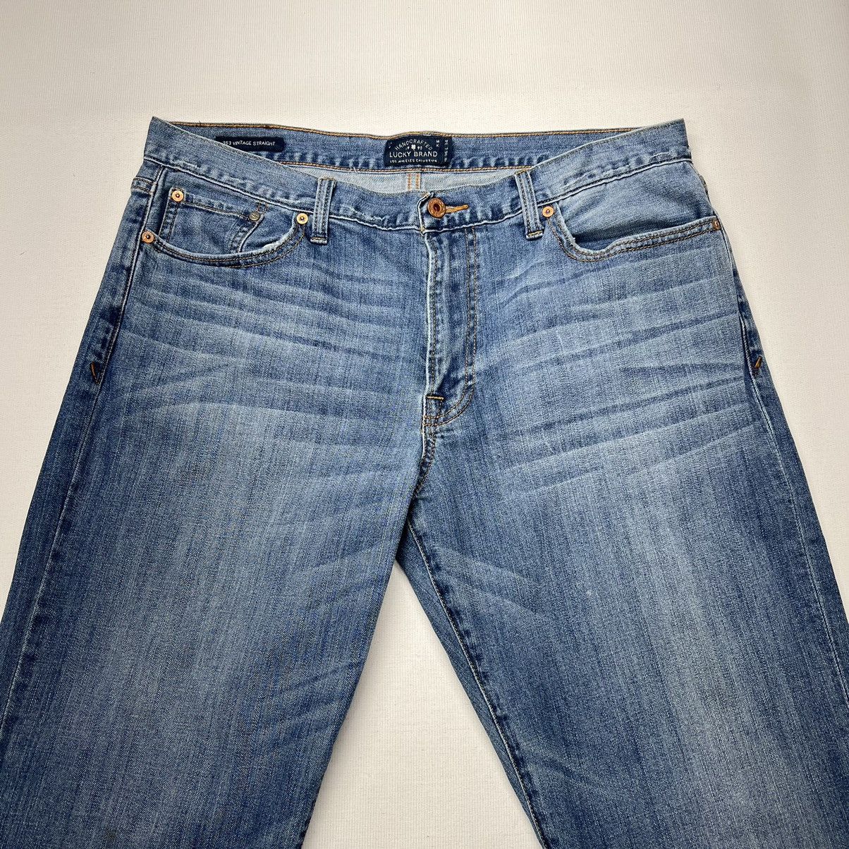Lucky Brand Lucky Brand Jeans Blue 363 Vintage Straight Denim Stretch Size US 36 / EU 52 - 7 Thumbnail