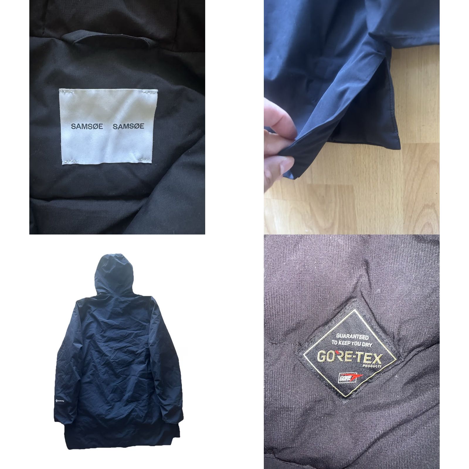 Vintage samsoe Jacket XL Black Gore Tex Claus Puffer Anorak Size US XL / EU 56 / 4 - 8 Thumbnail