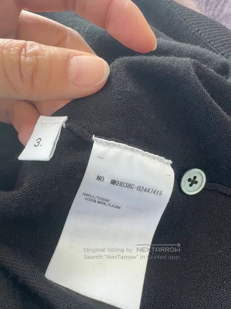 Thom Browne Thom Browne Wool Cardigan, Black Size US L / EU 52-54 / 3 - 4 Thumbnail