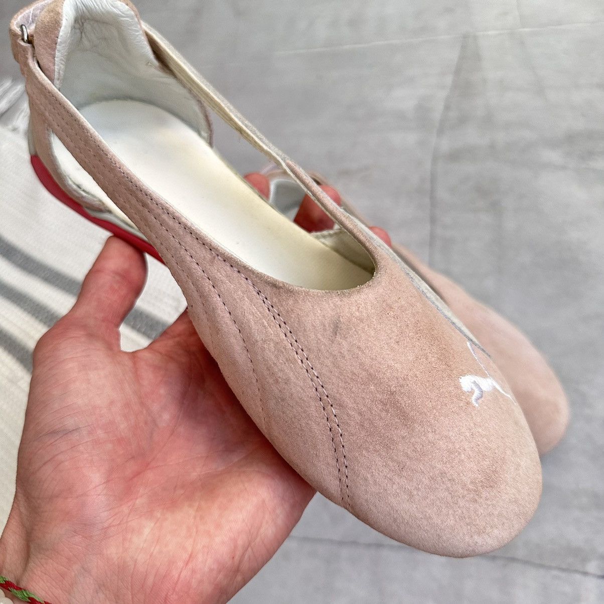 Jil Sander × Puma Cute Puma Ballet Flats Shoes Vintage Sneakers Speedcat Vibe Size US 9 / IT 39 - 15 Thumbnail