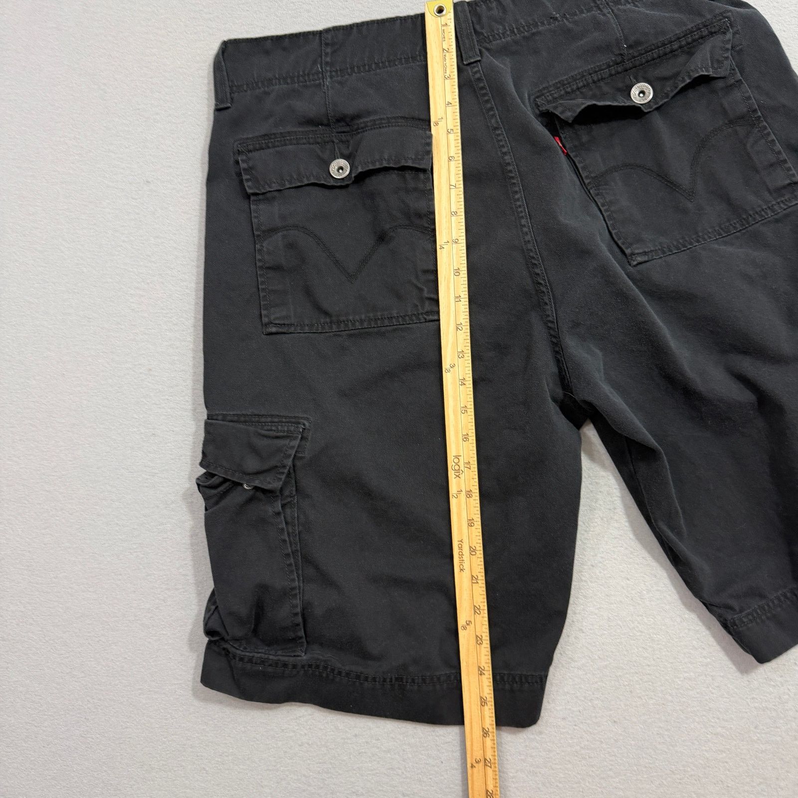 Levi's Vintage Levis Cargo Shorts 38 Black 12" Inseam Paratrooper Size US 38 / EU 54 - 10 Thumbnail