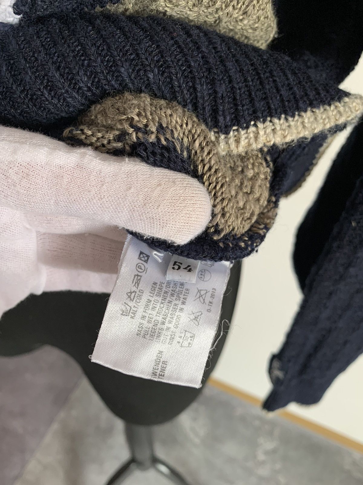 Carlo Colucci × Vintage Carlo Colucci 1/4 Zip Knit Sweater 54 size Men’s Size US L / EU 52-54 / 3 - 6 Thumbnail
