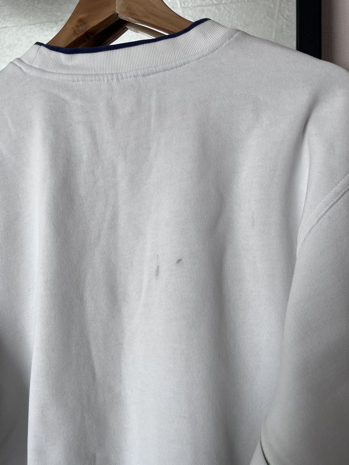 Ellesse Vintage Ellesse Big Logo Embroidered White Sweatshirt Size XL / US 12-14 / IT 48-50 - 8 Thumbnail