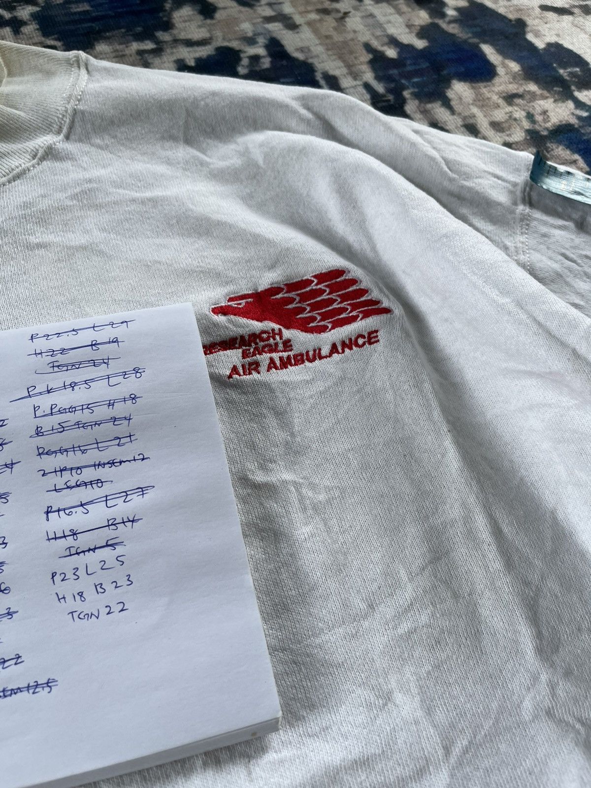 Fruit Of The Loom × Vintage 🔥Vintage 90s Air Ambulance Sweetshirts USA Size US L / EU 52-54 / 3 - 6 Thumbnail
