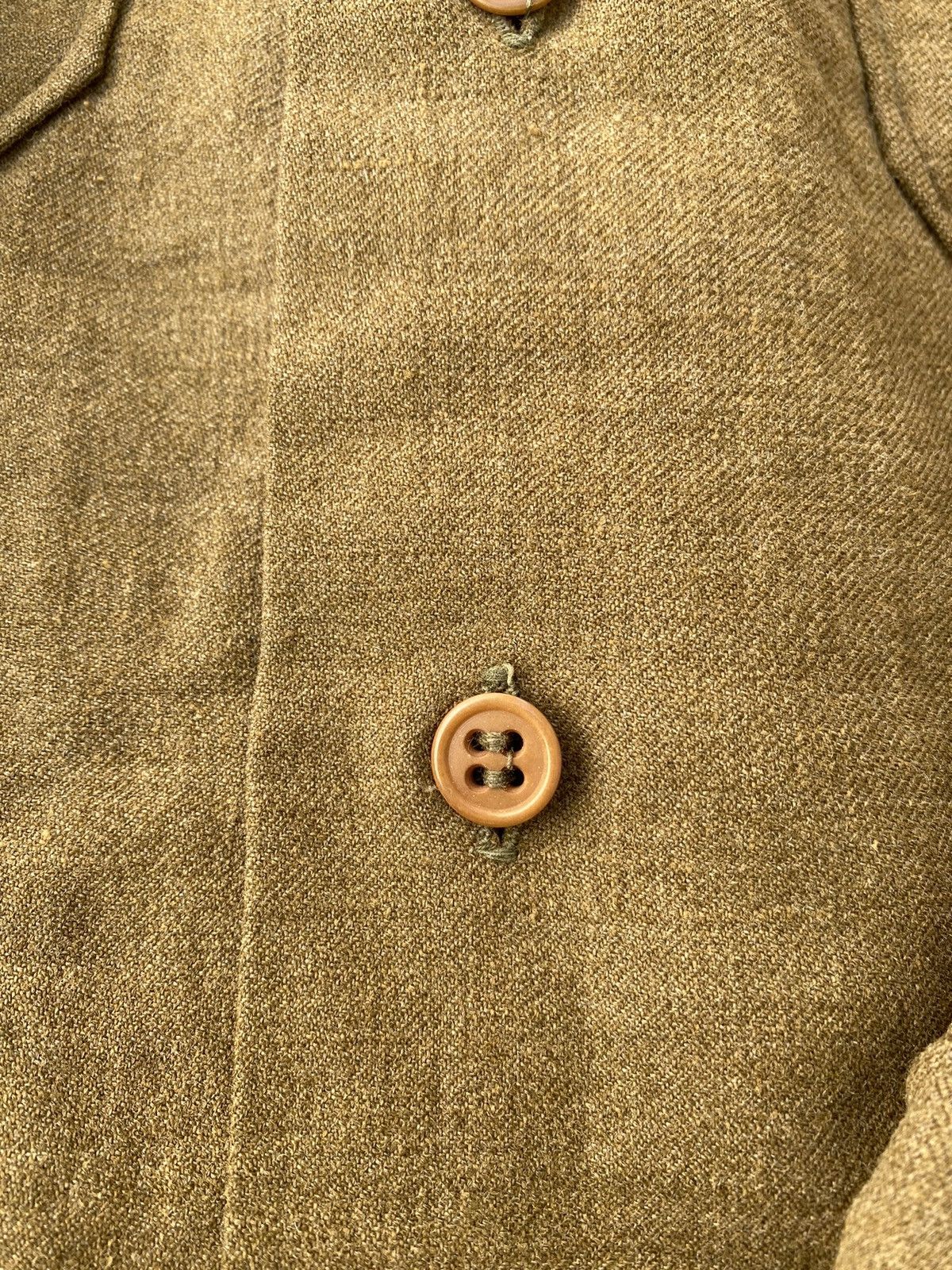 Vintage True Vintage! 1942- WW2- M-1937 US Army 2nd AD Shirt Size US S / EU 44-46 / 1 - 19 Thumbnail