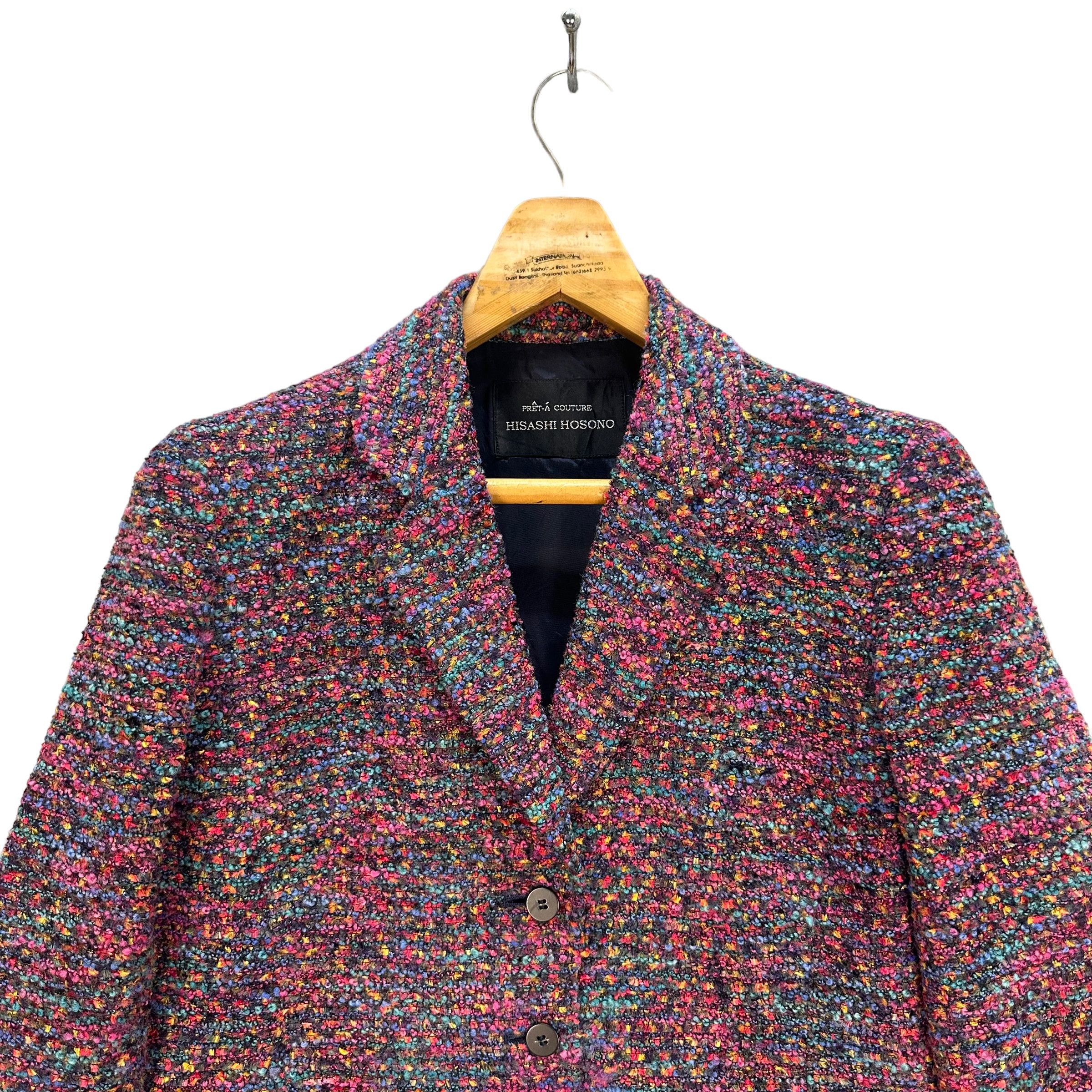 Designer × Japanese Brand × Tweed HISASHI HOSONO TWEED JACKET 