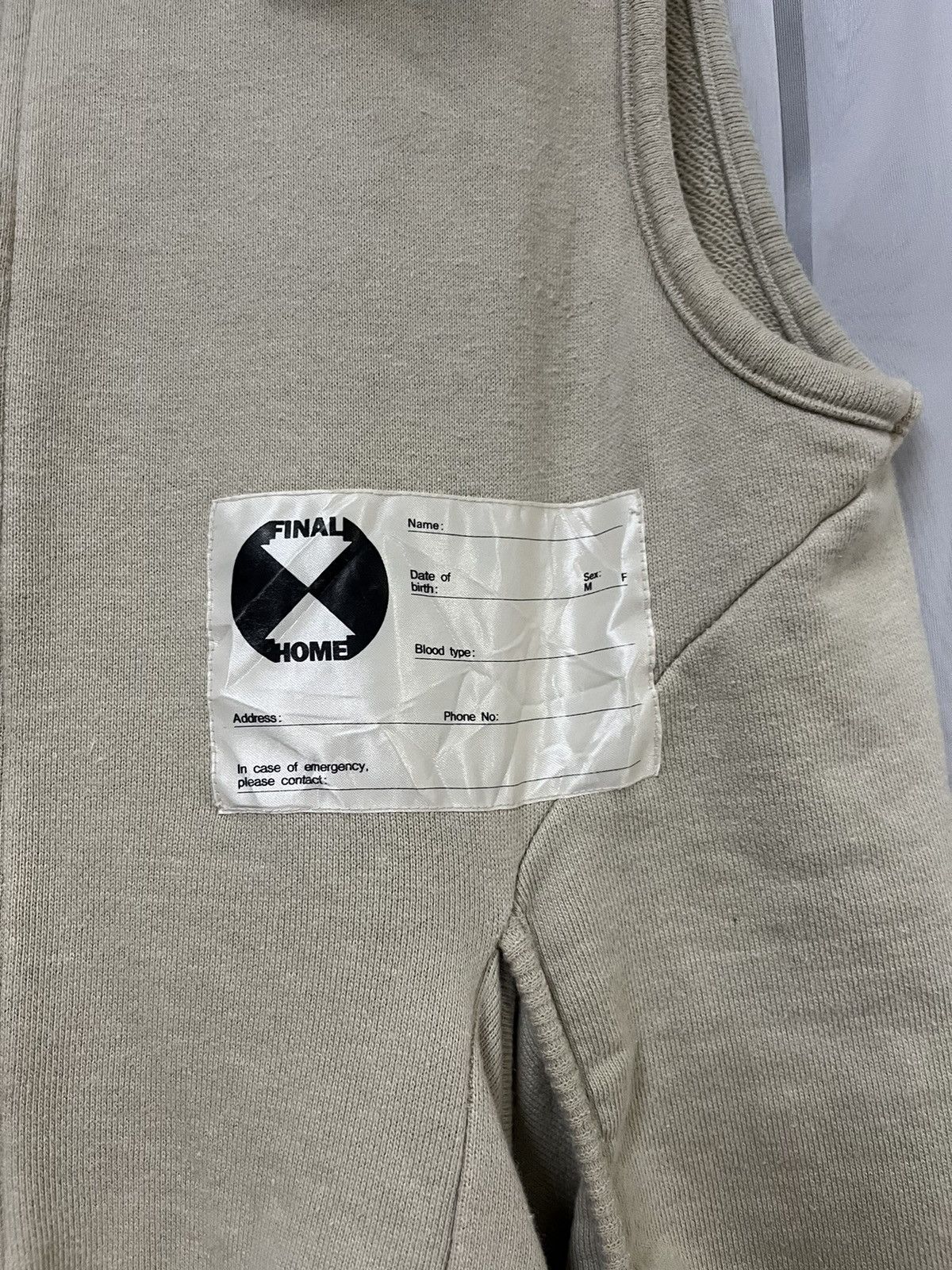 Final Home Vintage 90s Final Home Issey Miyake Reconstructed Vest Size US M / EU 48-50 / 2 - 8 Thumbnail