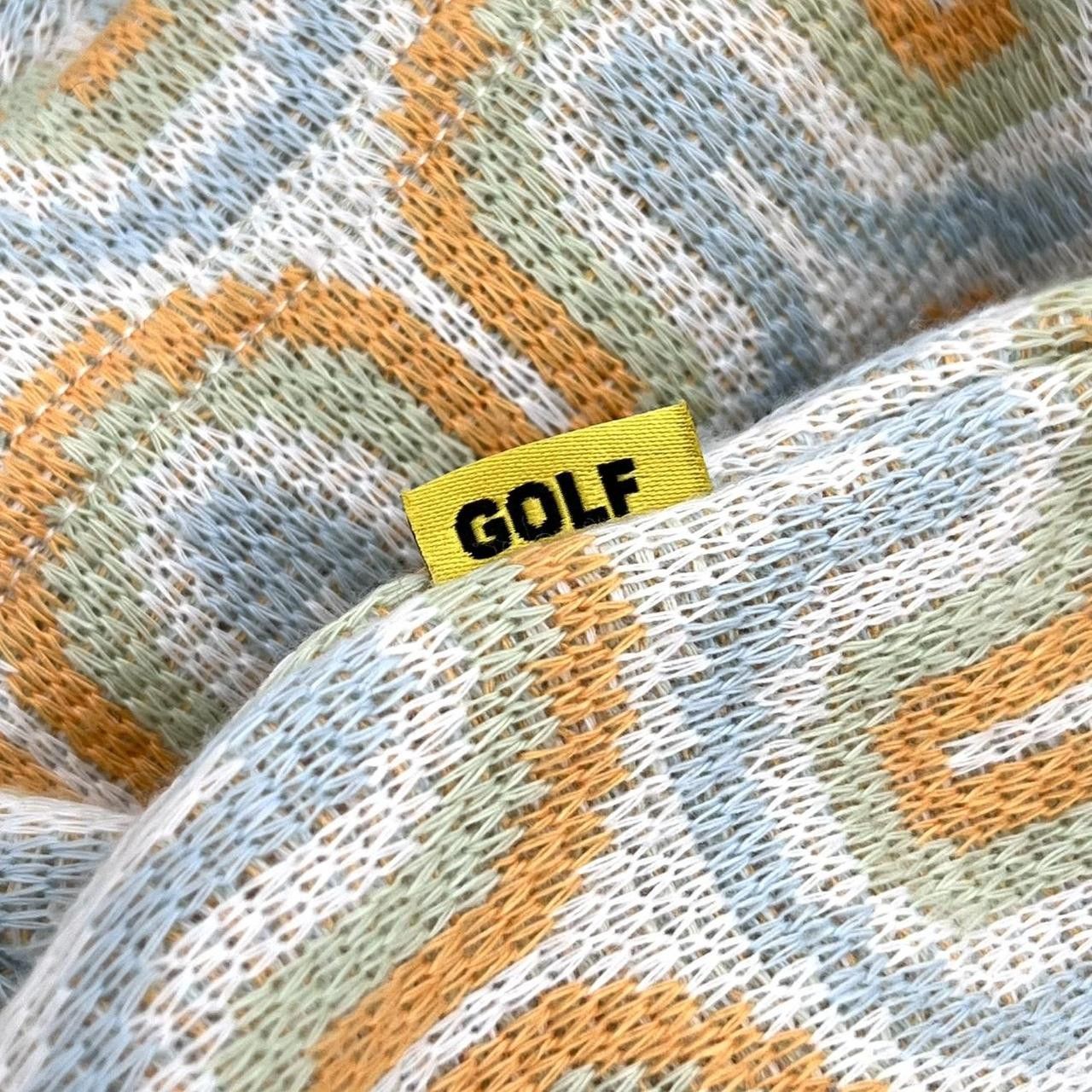 Golf Wang Golf Wang Stripe Knit Polo Cream Combo Wavy Pattern Large Size US L / EU 52-54 / 3 - 6 Thumbnail