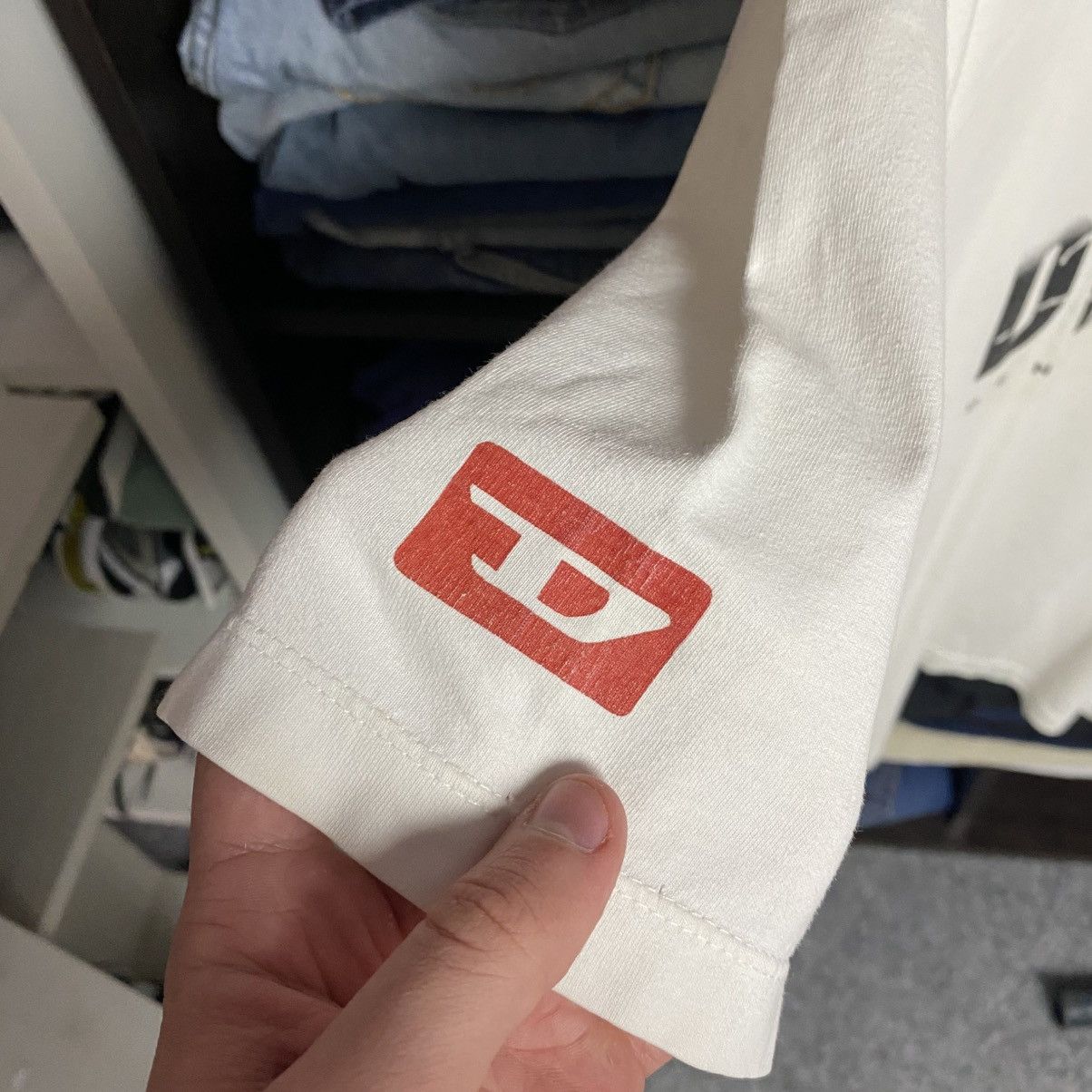 Diesel Vintage Diesel Big Graphic Logo 90’s USA opium y2k tee Size US XXL / EU 58 / 5 - 7 Thumbnail