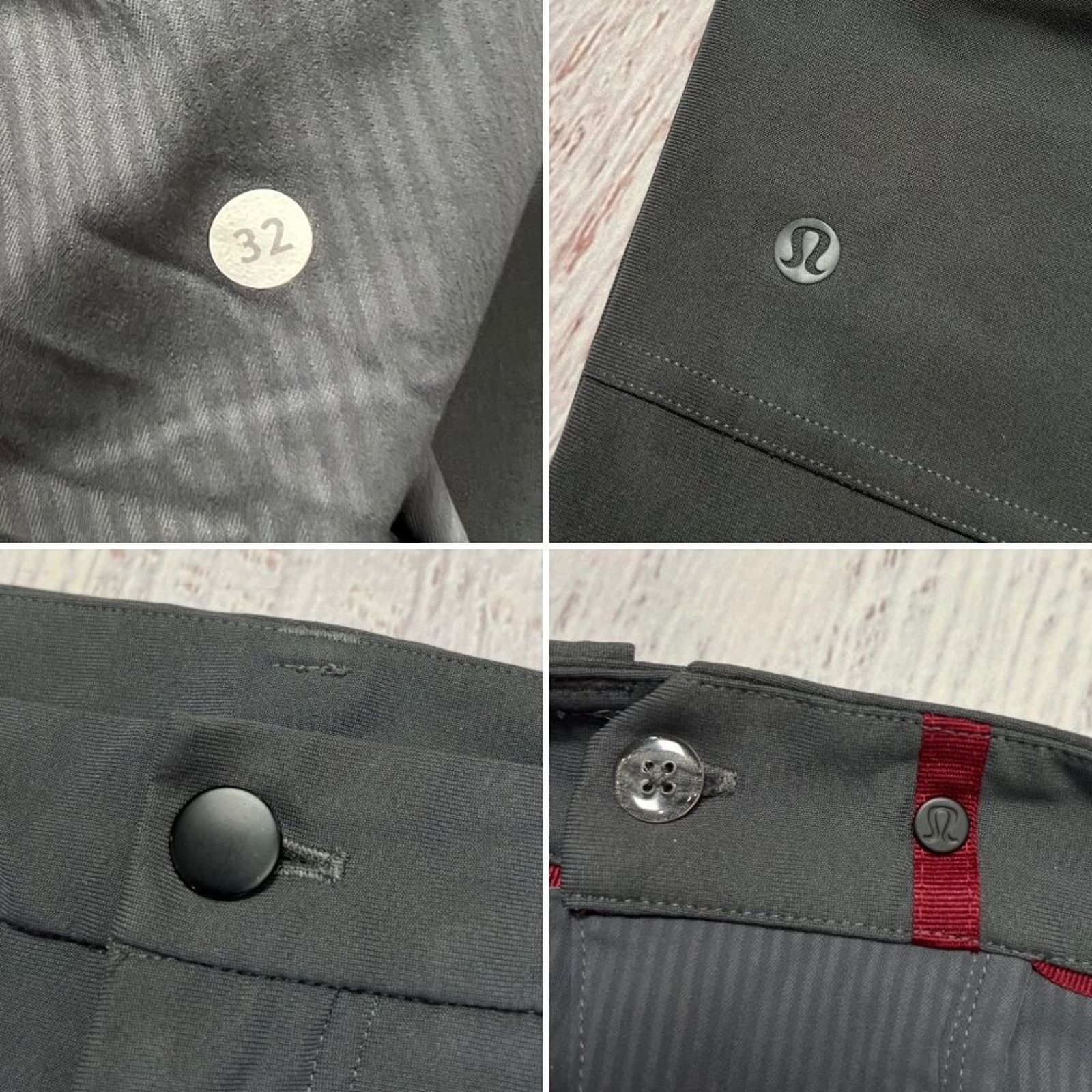 Lululemon Lululemon Commission Pant Dark Gray ABC Stretch 32x34 Size US 32 / EU 48 - 3 Thumbnail