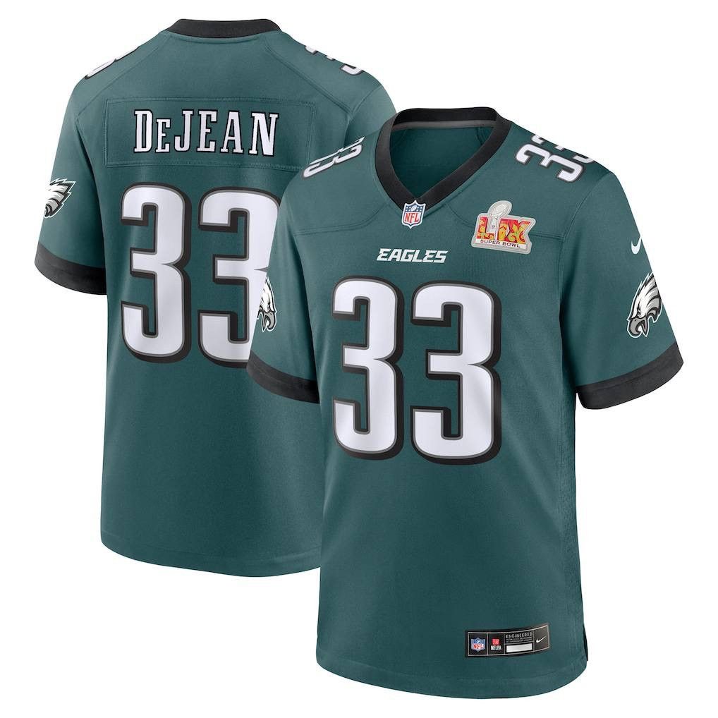 Nike NFL Philadelphia Eagles Super Bowl LIX Jersey #33 DeJean, S Size US S / EU 44-46 / 1 - 1 Thumbnail