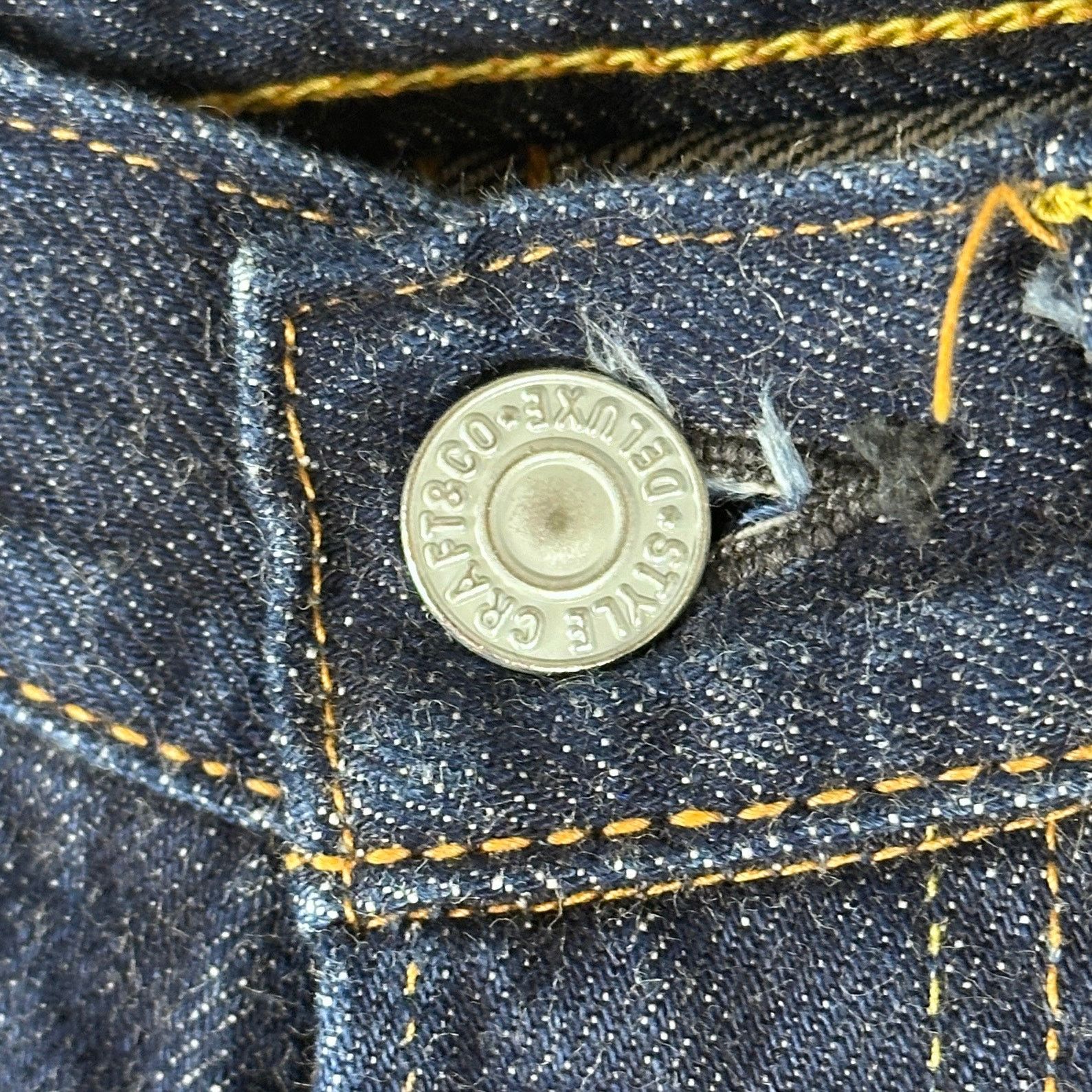 Evisu Warehouse Lot 9002 Indigo Selvedge Denim Size US 28 / EU 44 - 10 Thumbnail