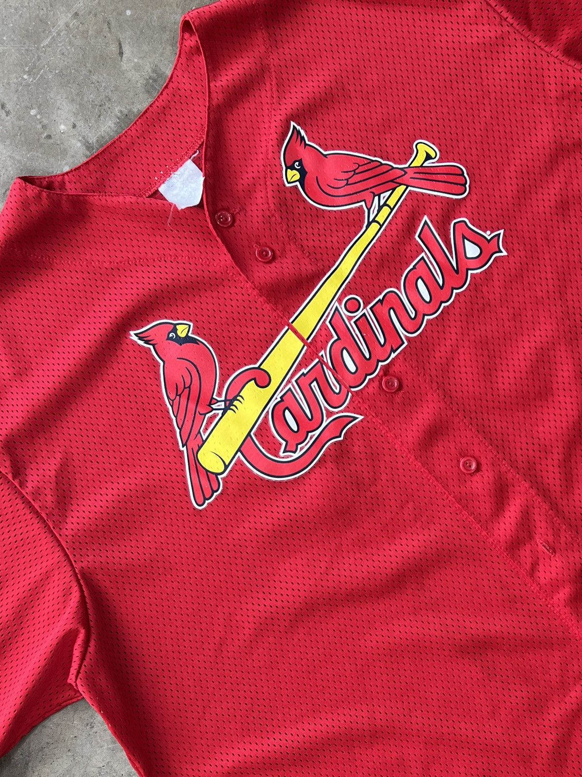 MLB × Vintage MLB Majestic St. Loius Cardinals Mesh Baseball Jersey 3XL Size US XXL / EU 58 / 5 - 1 Thumbnail