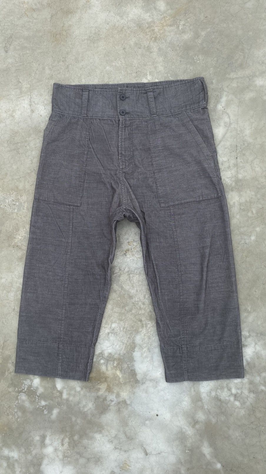 Issey Miyake Homme Plissé Wide Cropped Pants
