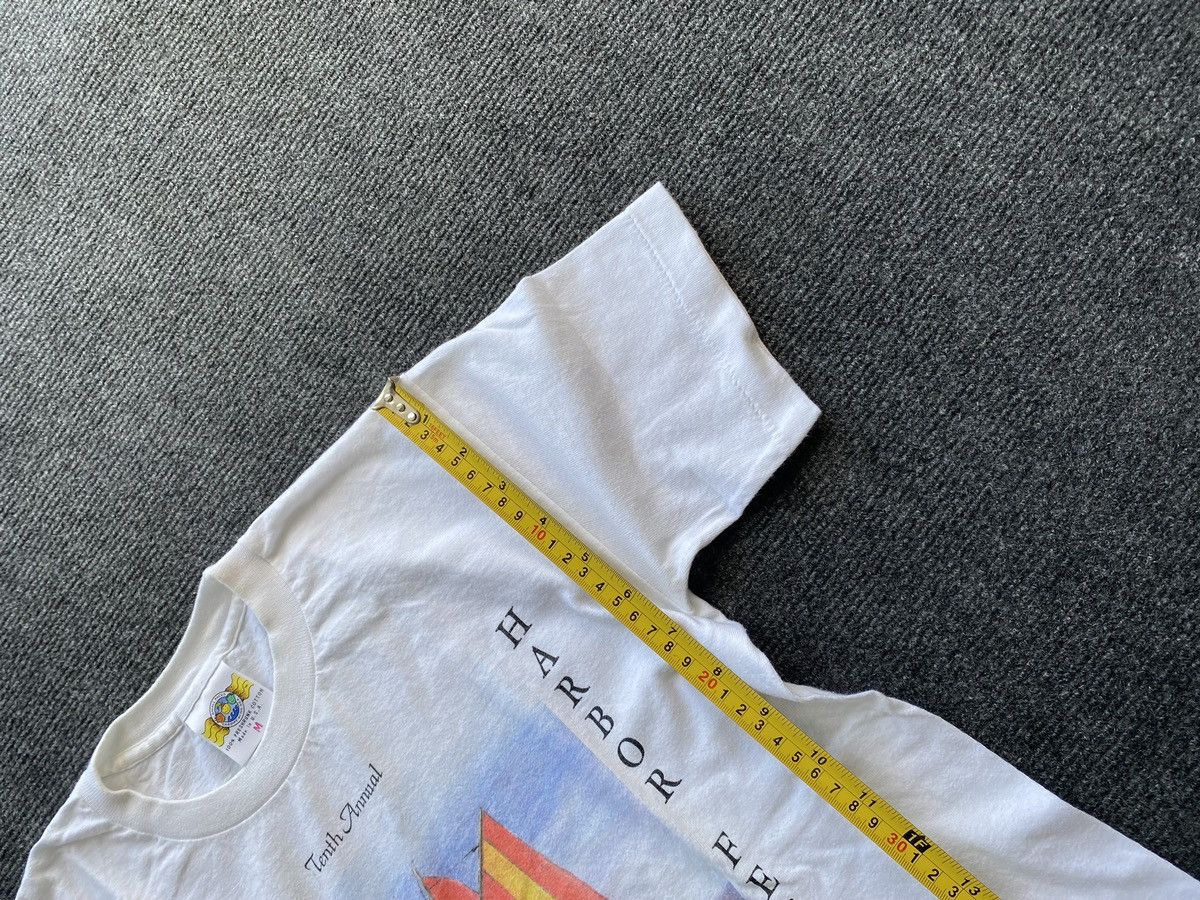 Vintage 🔥1998 Santa Barbara Russ Carter Harbor Festival tee white Size M / US 6-8 / IT 42-44 - 9 Thumbnail