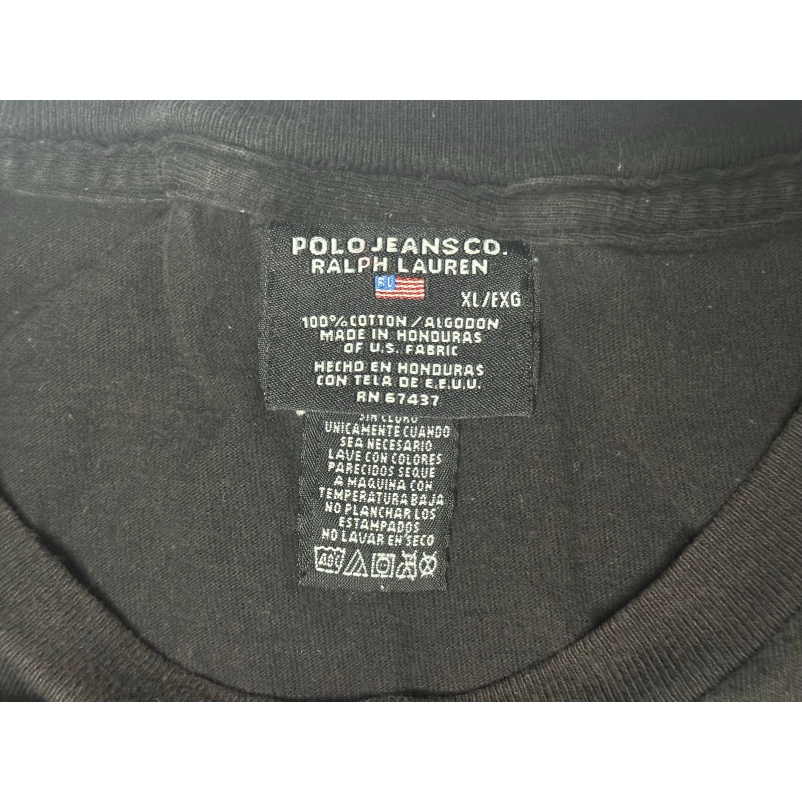Polo Ralph Lauren × Vintage Vintage Polo Jeans Co Ralph Lauren Double Sided T-shirt XL Size US XL / EU 56 / 4 - 3 Thumbnail
