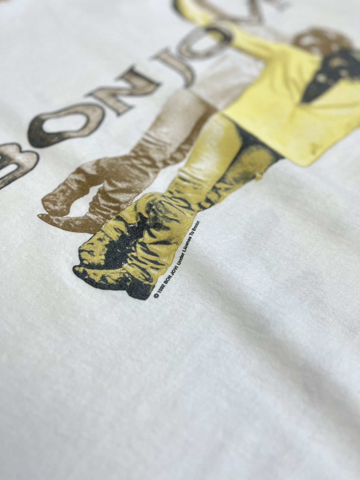 Band Tees Bon Jovi 1992 Vintage Keep The Faith Rock band tee Size US L / EU 52-54 / 3 - 6 Thumbnail