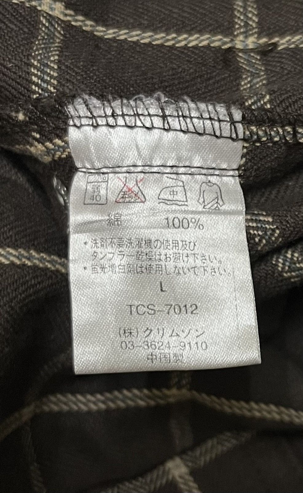 Japanese Brand T&C Surf Designs Check Carpenter Trousers Size US 34 / EU 50 - 7 Thumbnail