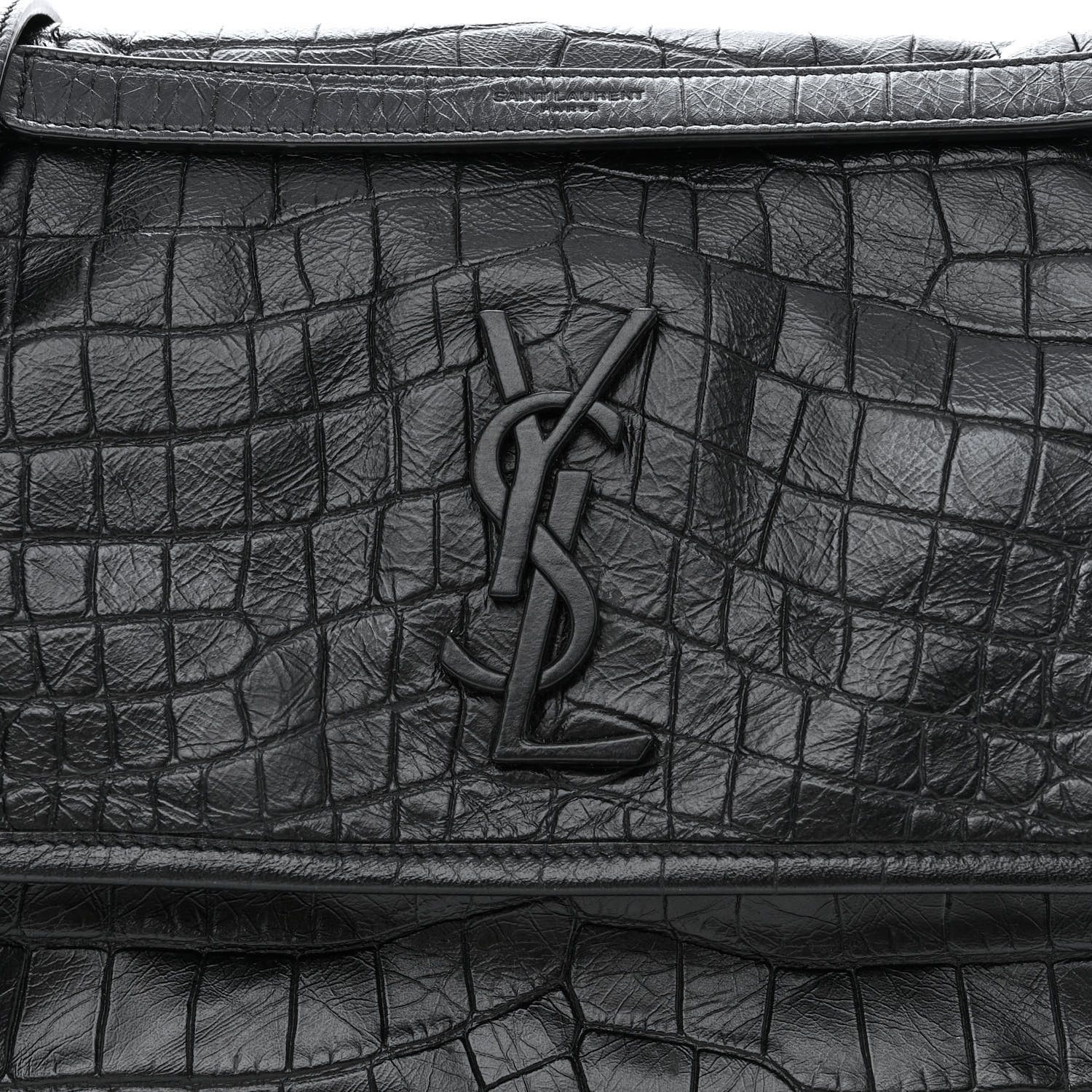 Saint Laurent Paris o1b1hav110425 Size: OS / Niki Medium Crocodile Leather Bag Size ONE SIZE - 6 Thumbnail