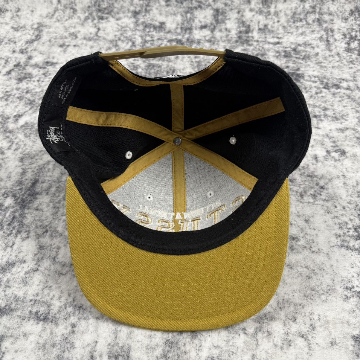 Stussy Stussy Vintage International Baseball ‘Black/Yellow’ Cap Size ONE SIZE - 4 Thumbnail