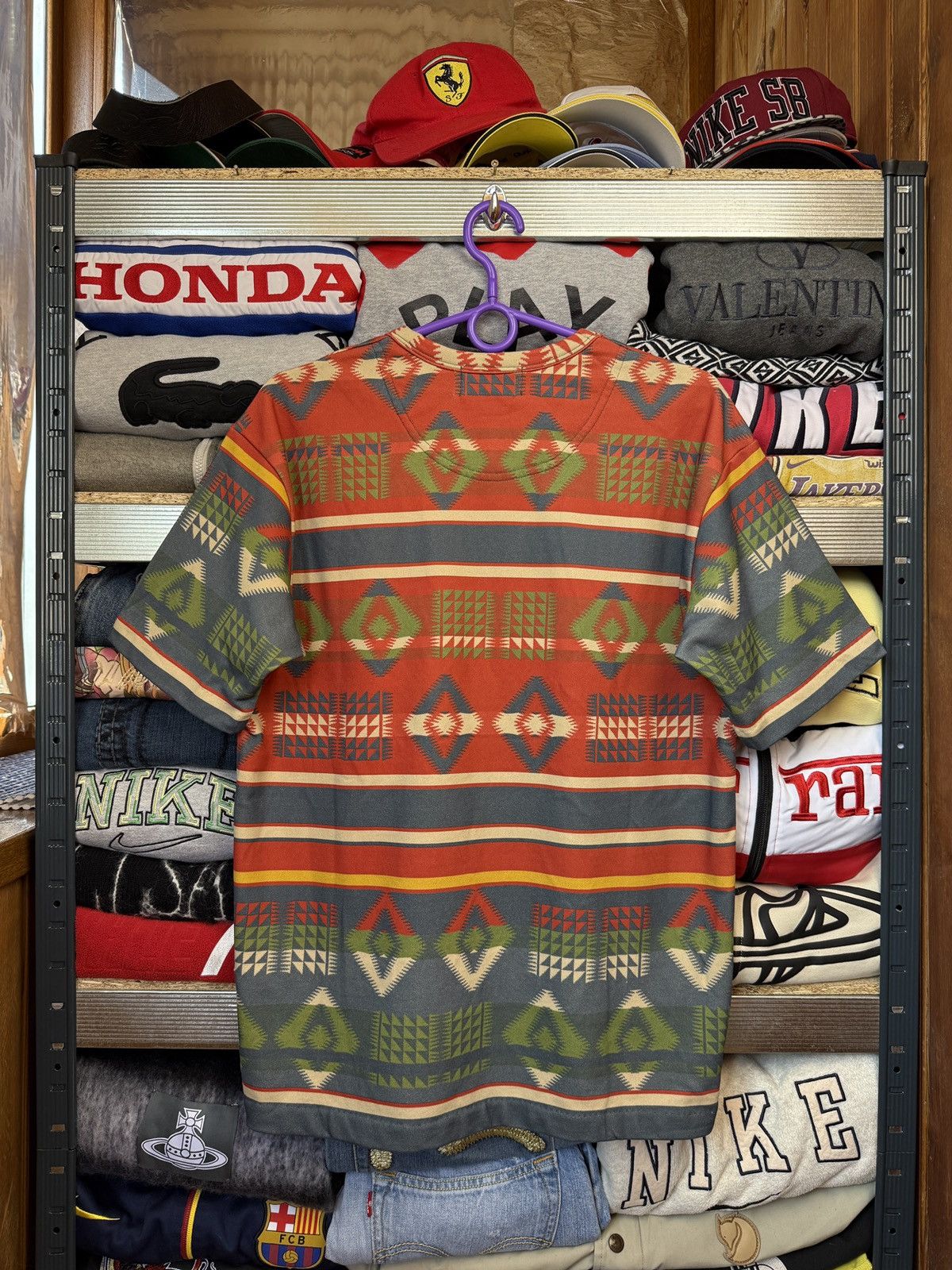 RRL Ralph Lauren NWT RRL Double RL Southwest Serape Striped Pocket Tee Size US M / EU 48-50 / 2 - 2 Thumbnail