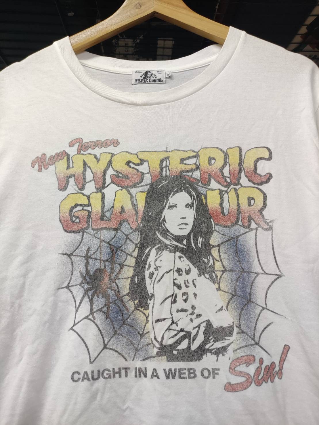 Hysteric Glamour Hysteric Glamour " Caught In A Web Of Sin! " T-Shirt Size US M / EU 48-50 / 2 - 1 Thumbnail