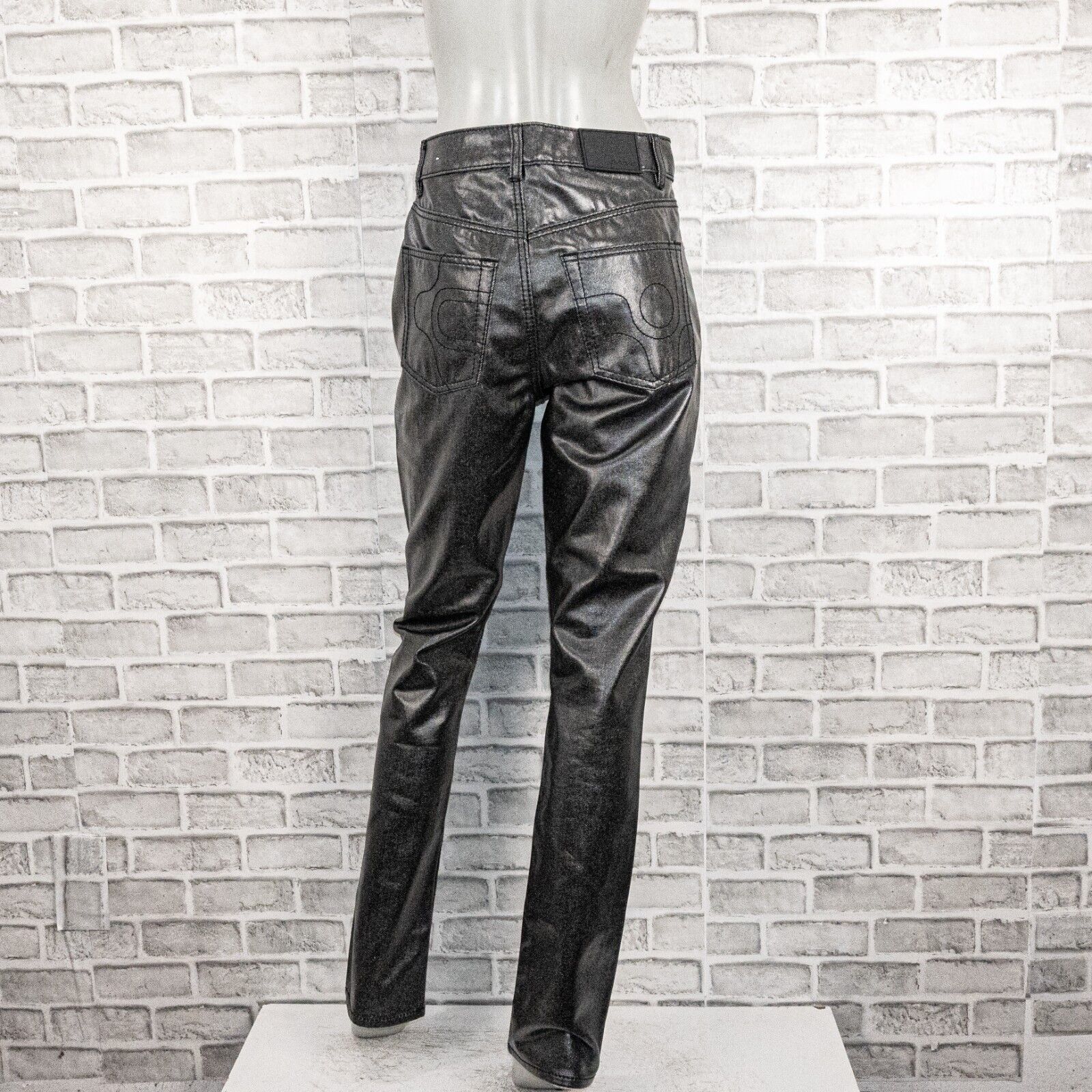 Eytys Eytys Men's Solstice High Rise Jean Pants Gray Coated 30x34 Size US 30 / EU 46 - 4 Thumbnail