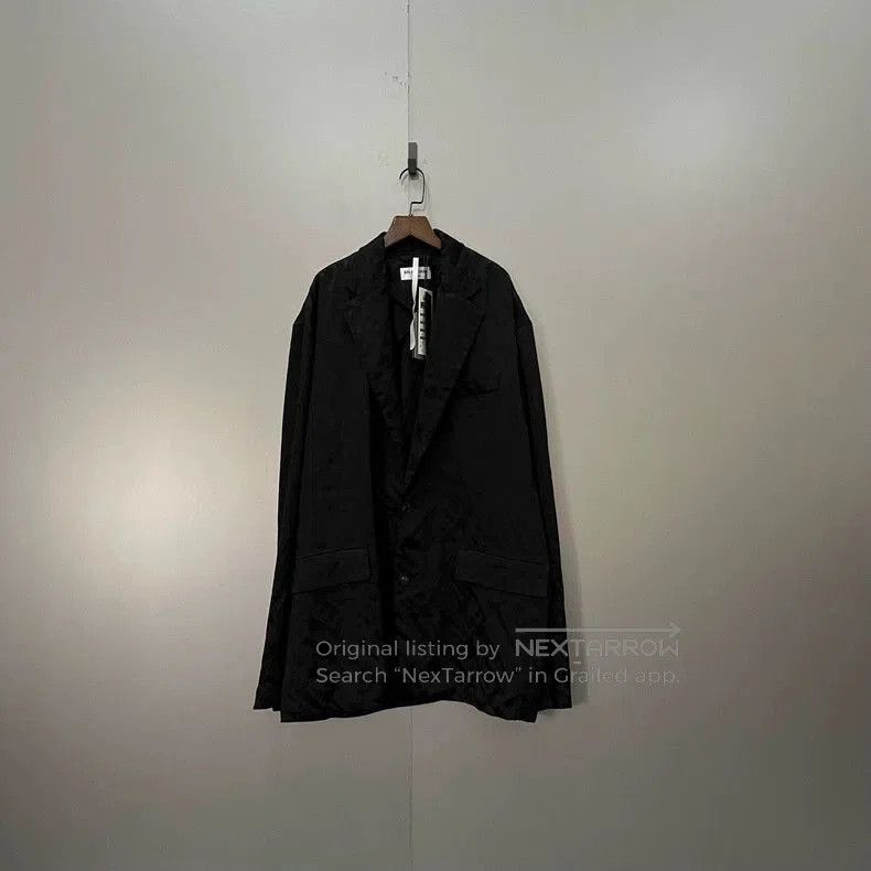 Balenciaga Logo Print Casual Blazer .
