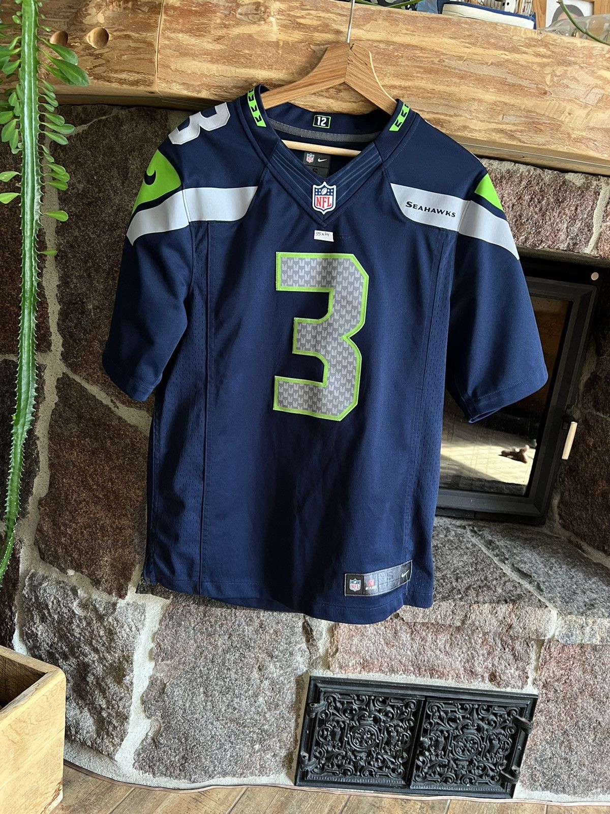 NFL × Nike Nike rugby S, nfl Wilson 3 Seattle , Seahawks Russel jersey Size US S / EU 44-46 / 1 - 2 Thumbnail