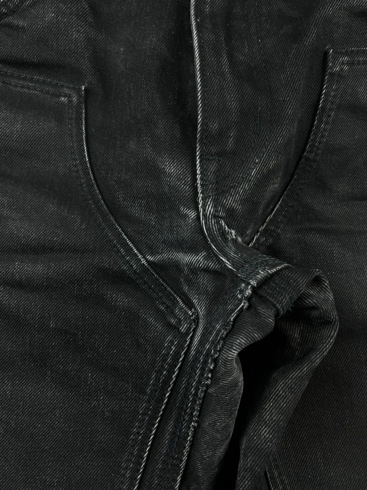 Iron Heart Iron Heart Faded Double Knee Logger BootCut Denim Jeans Size US 31 - 6 Thumbnail