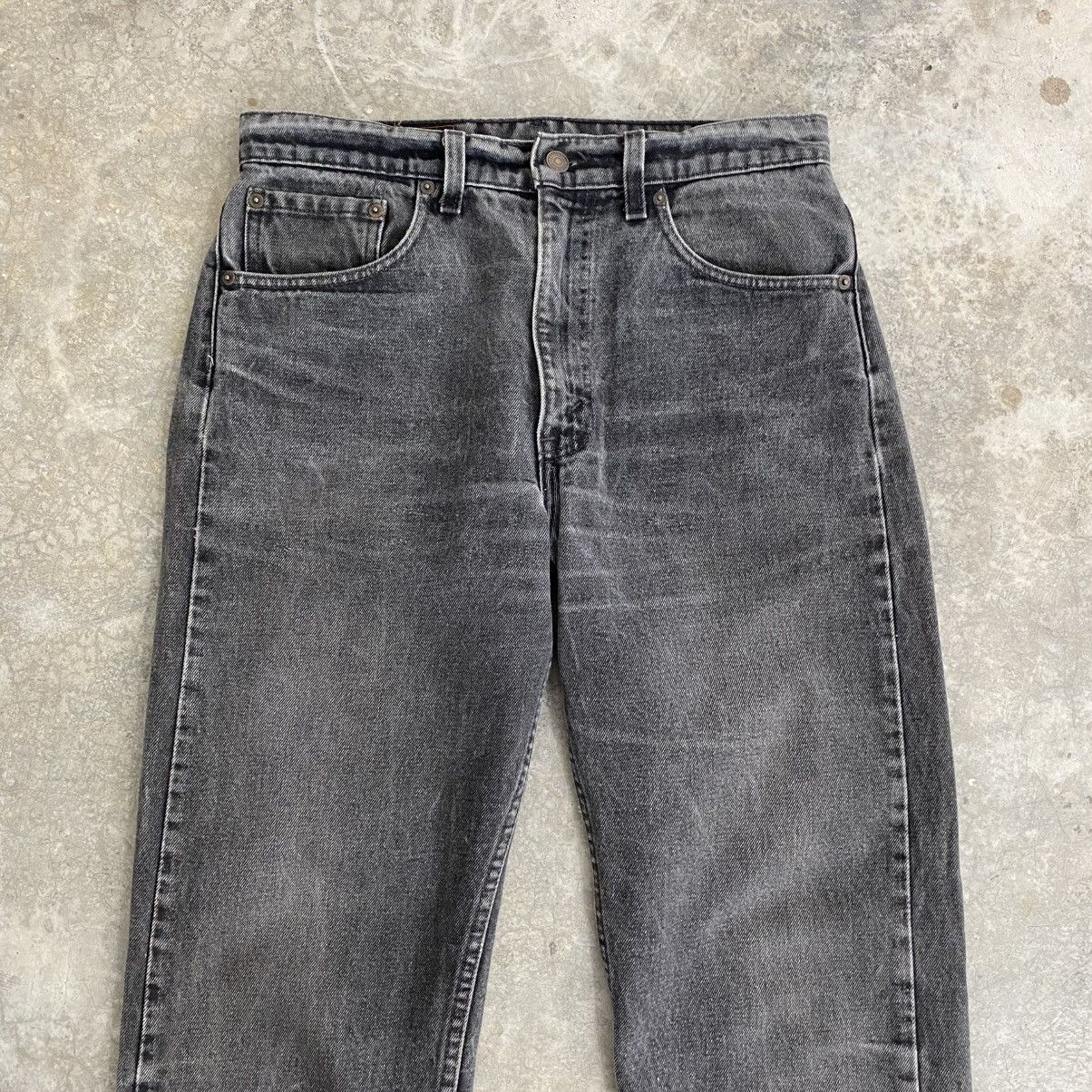 Levi's Vintage 90’s Levis 505 Faded Black Straight Leg Denim Size US 32 / EU 48 - 3 Thumbnail