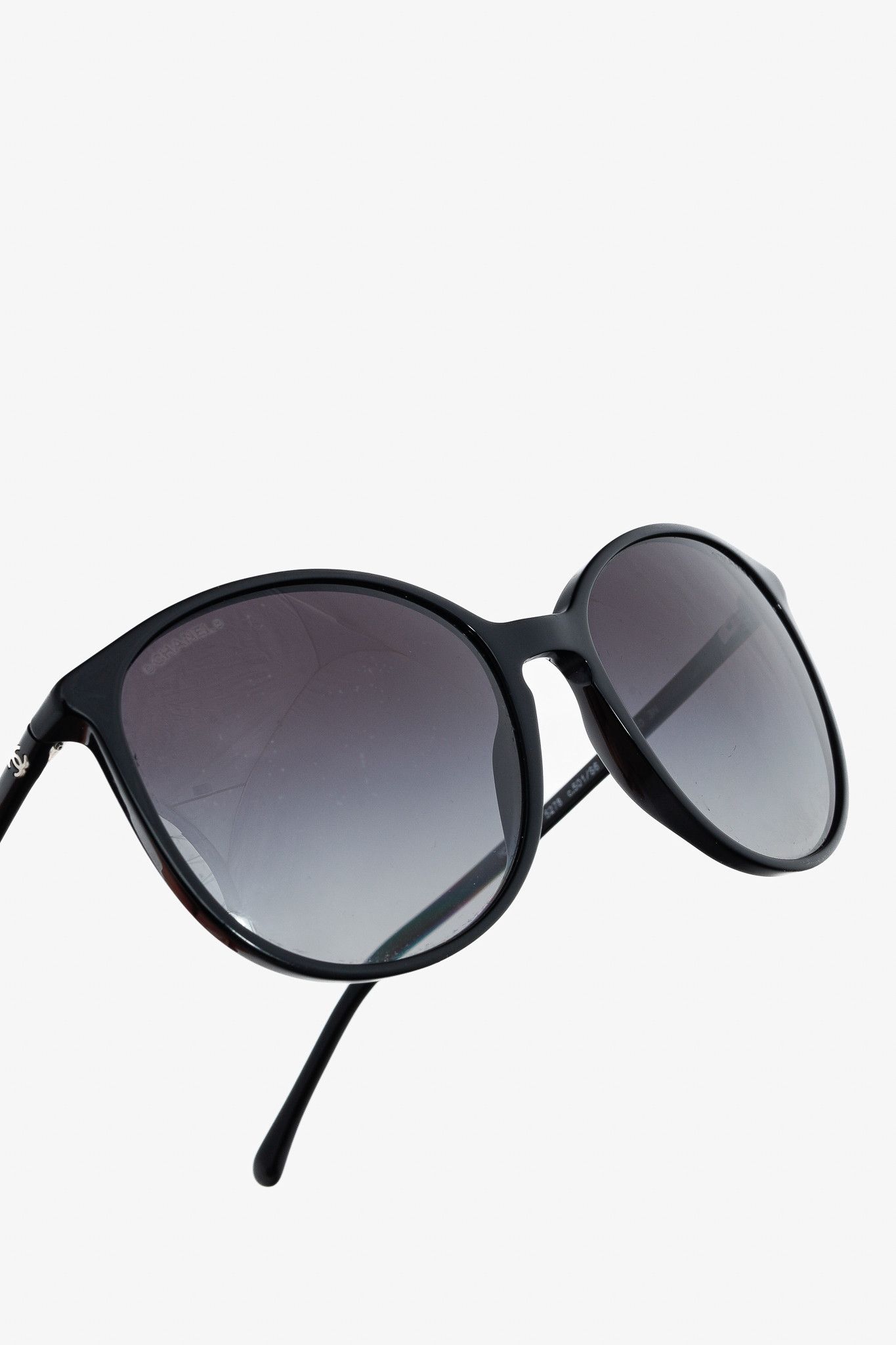 Chanel Chanel 5278 Black Micro-CC Butterfly Sunglasses Size ONE SIZE - 5 Thumbnail