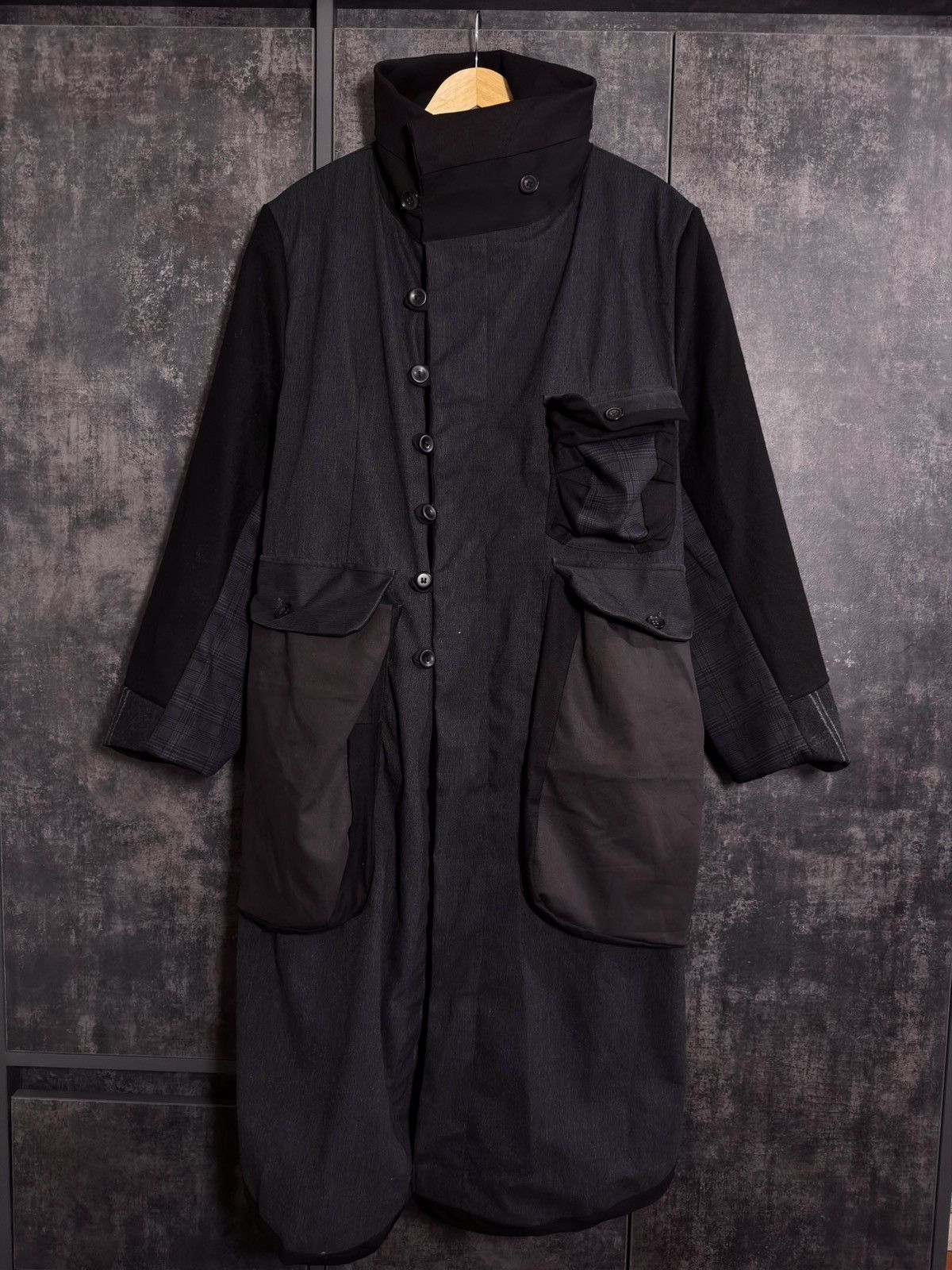 Tornado Mart Archive Tornado Mart Rebuild Coat Yohji Junya Miyake Acronym Size US L / EU 52-54 / 3 - 5 Thumbnail