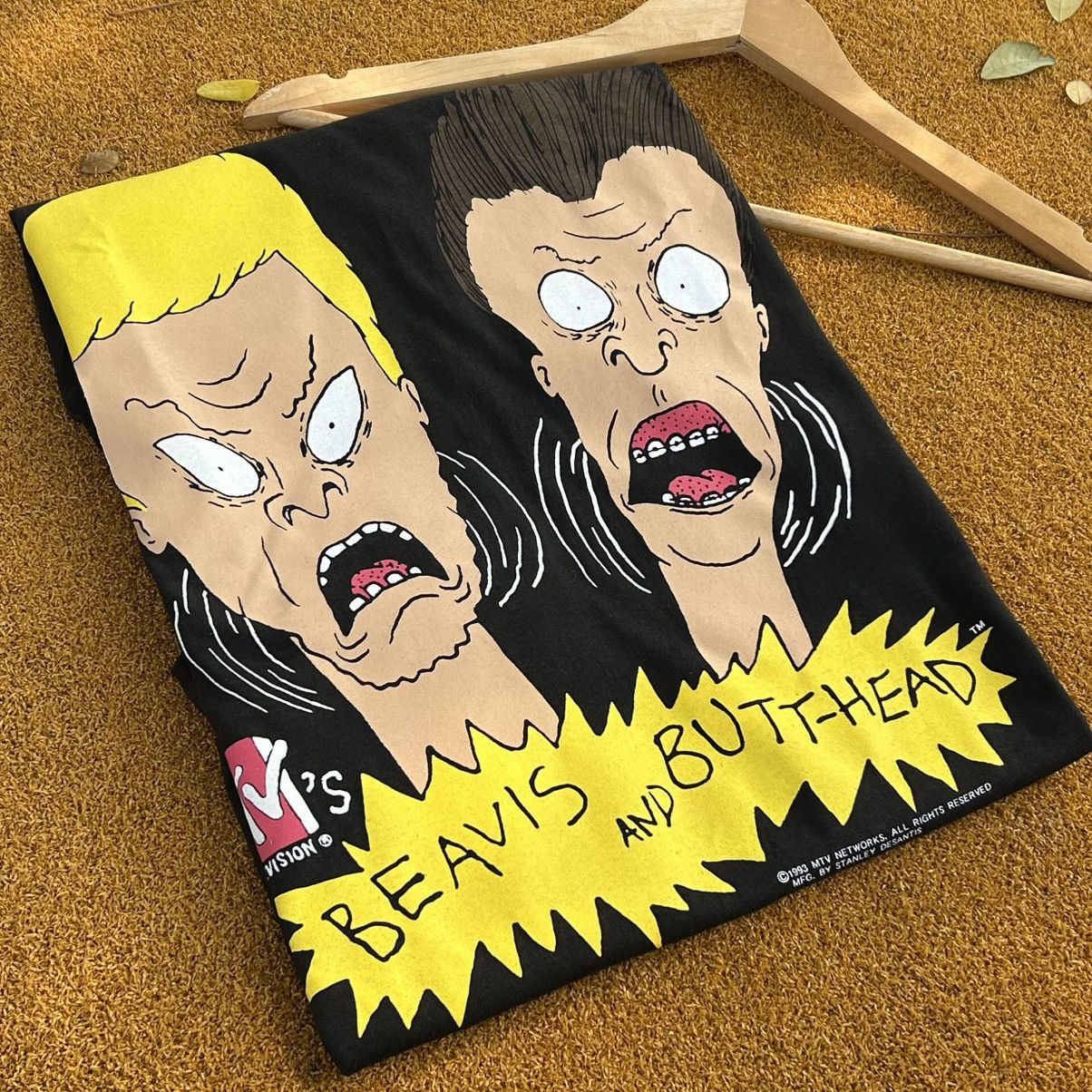 Band Tees Beavis snd butt-head 1993 vintage mtv Size US XL / EU 56 / 4 - 8 Thumbnail