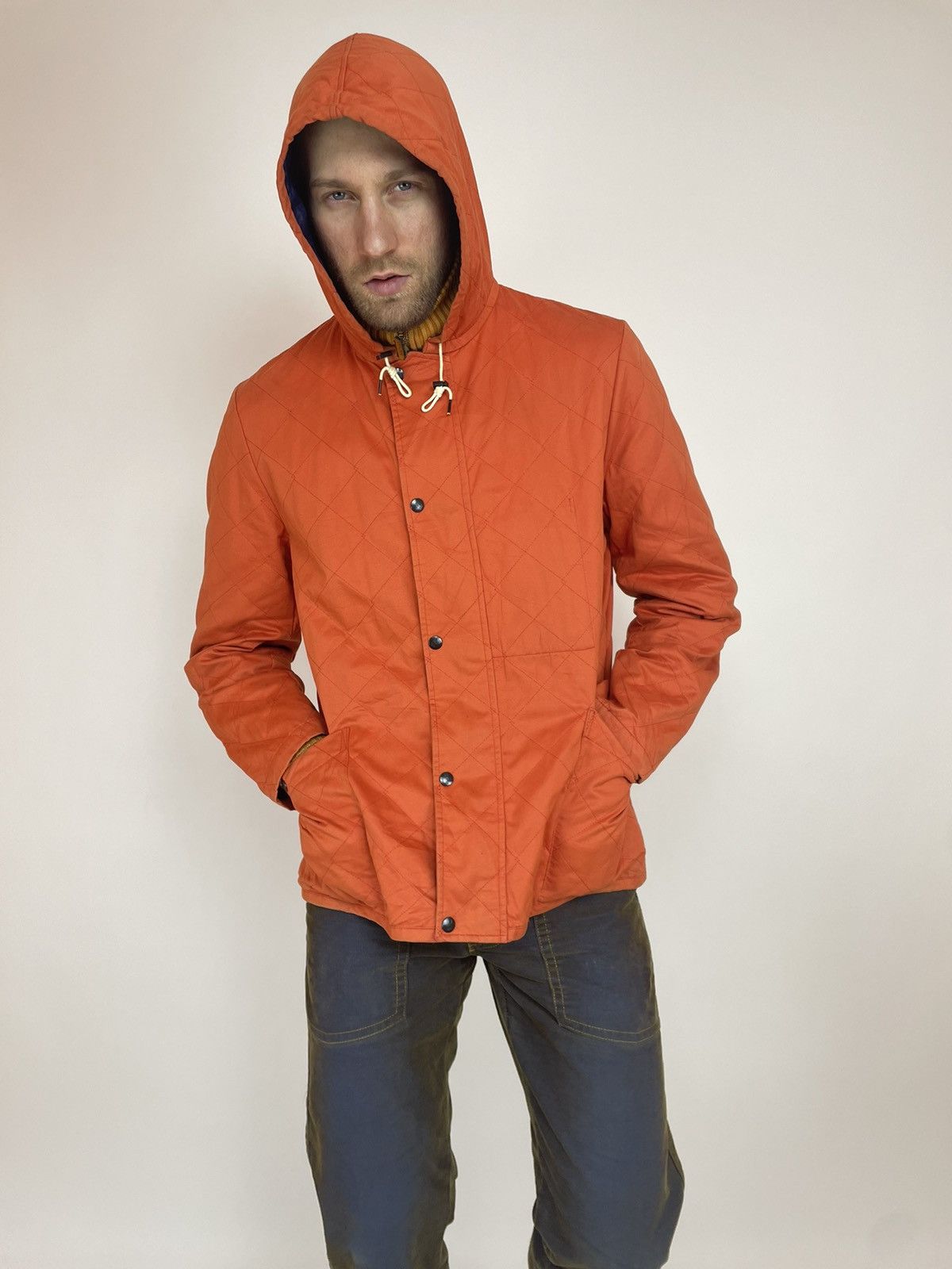 Lavenham LAVENHAM Quilt Hooded JACKET Mens size 42-XL Size US XL / EU 56 / 4 - 3 Thumbnail