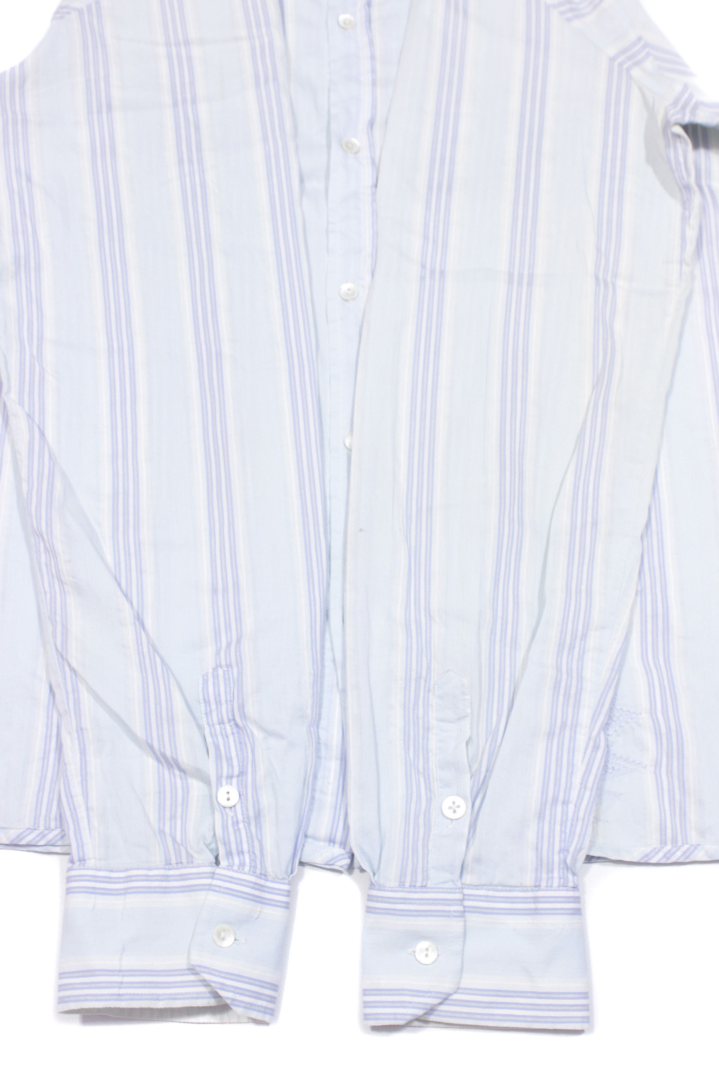 Dolce & Gabbana S/S2005 Logo Striped Shirt Vintage Size US L / EU 52-54 / 3 - 5 Thumbnail