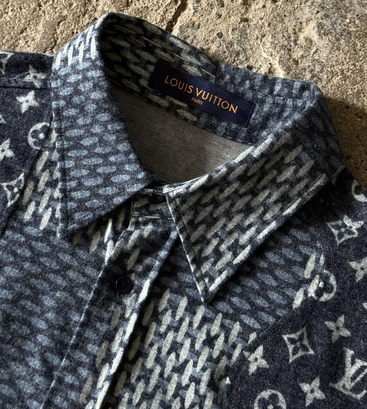 Louis Vuitton Louis Vuitton - Virgil Abloh / Nigo - SS20 - Flannel Shirt Size US XXL / EU 58 / 5 - 2 Thumbnail