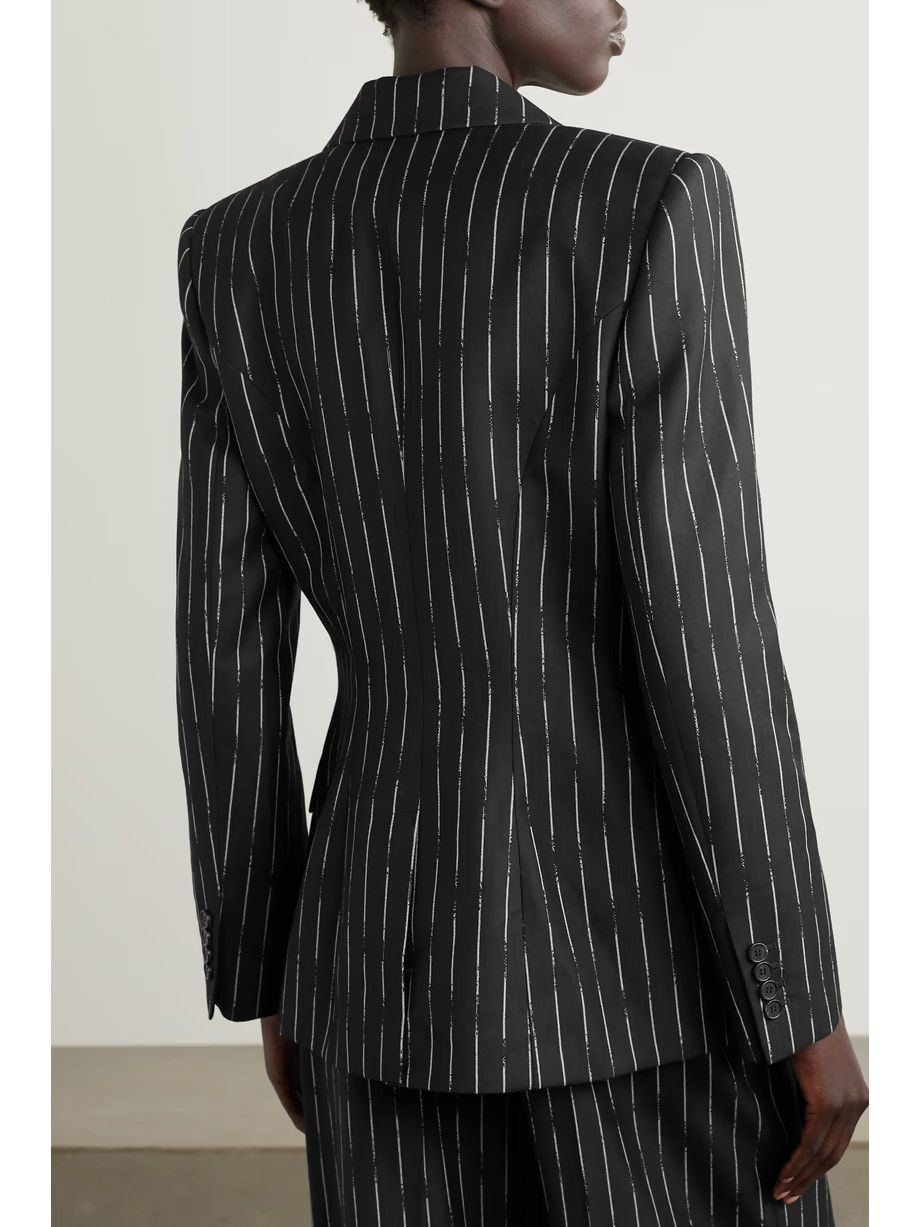 Alexander McQueen o1y0325 Blazer in Black Size XS / US 0-2 / IT 36-38 - 3 Thumbnail