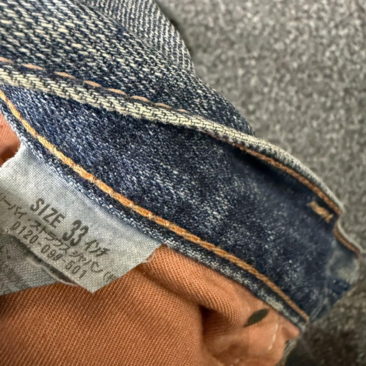 If Six Was Nine Vintage Flared Levis 507 Dirty Rusty Distressed Denim W33 Size US 33 - 16 Thumbnail