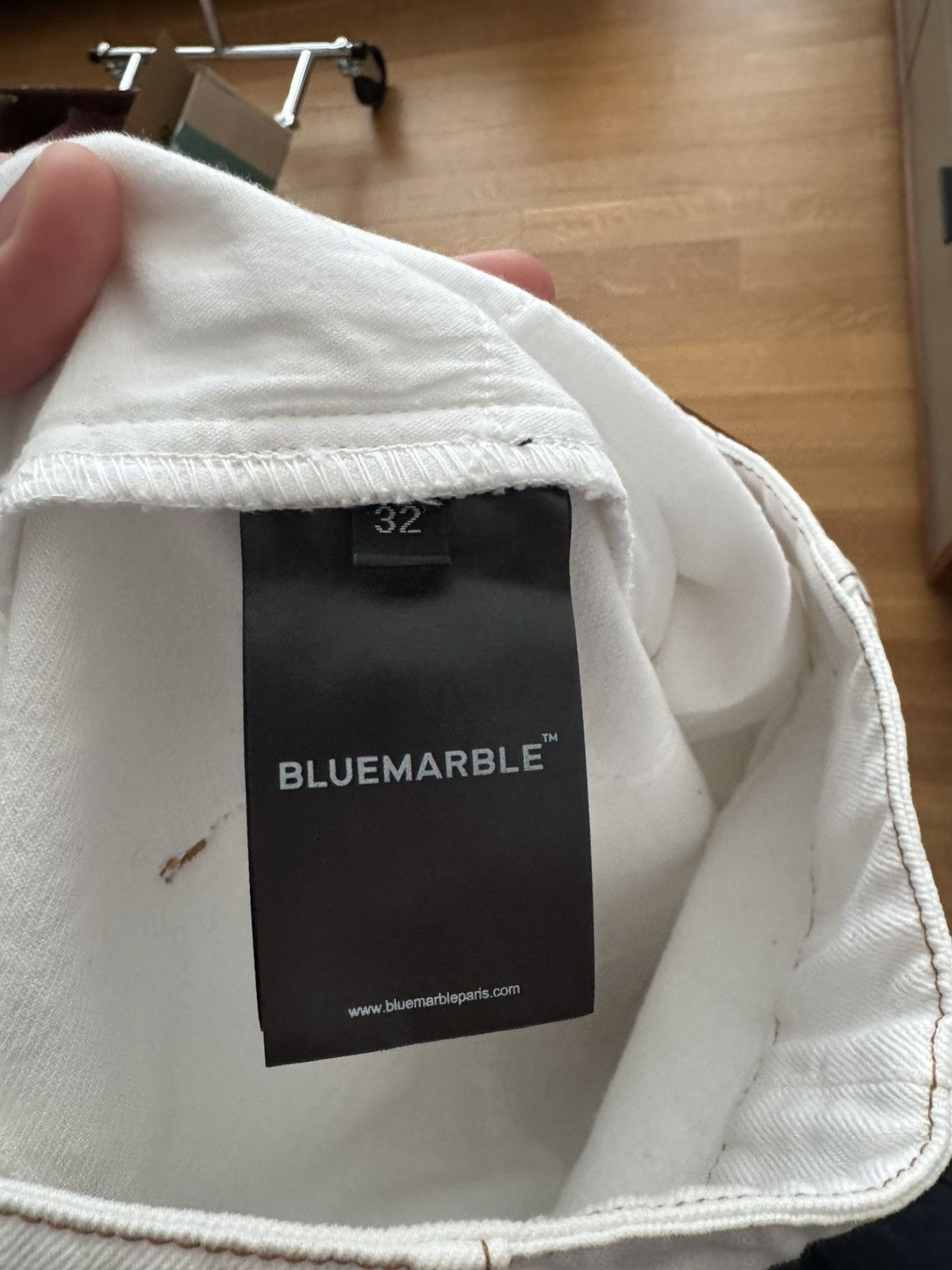 Bluemarble Bluemarble Studded Denim Shorts Size US 32 / EU 48 - 6 Thumbnail