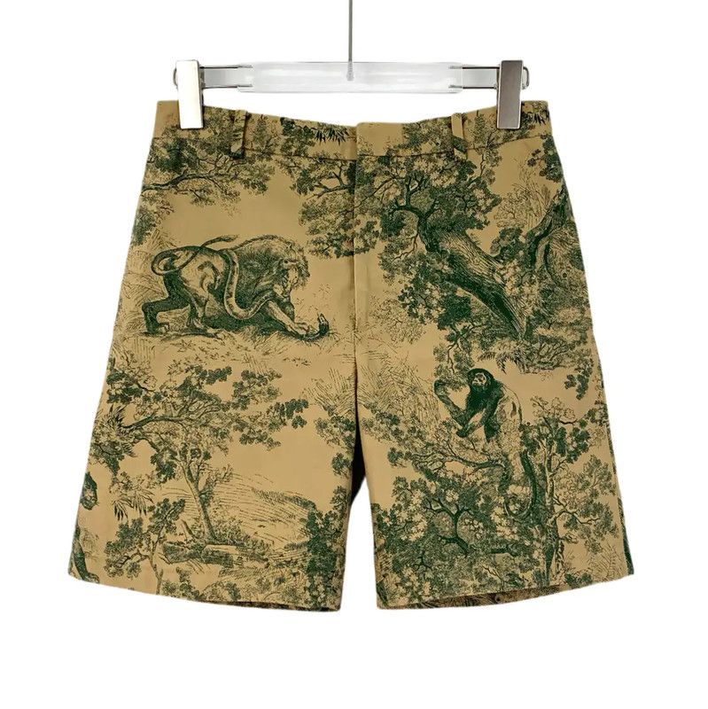 Dior Dior Brown Cotton Women's Shorts 0089 Size 22" - 1 Thumbnail